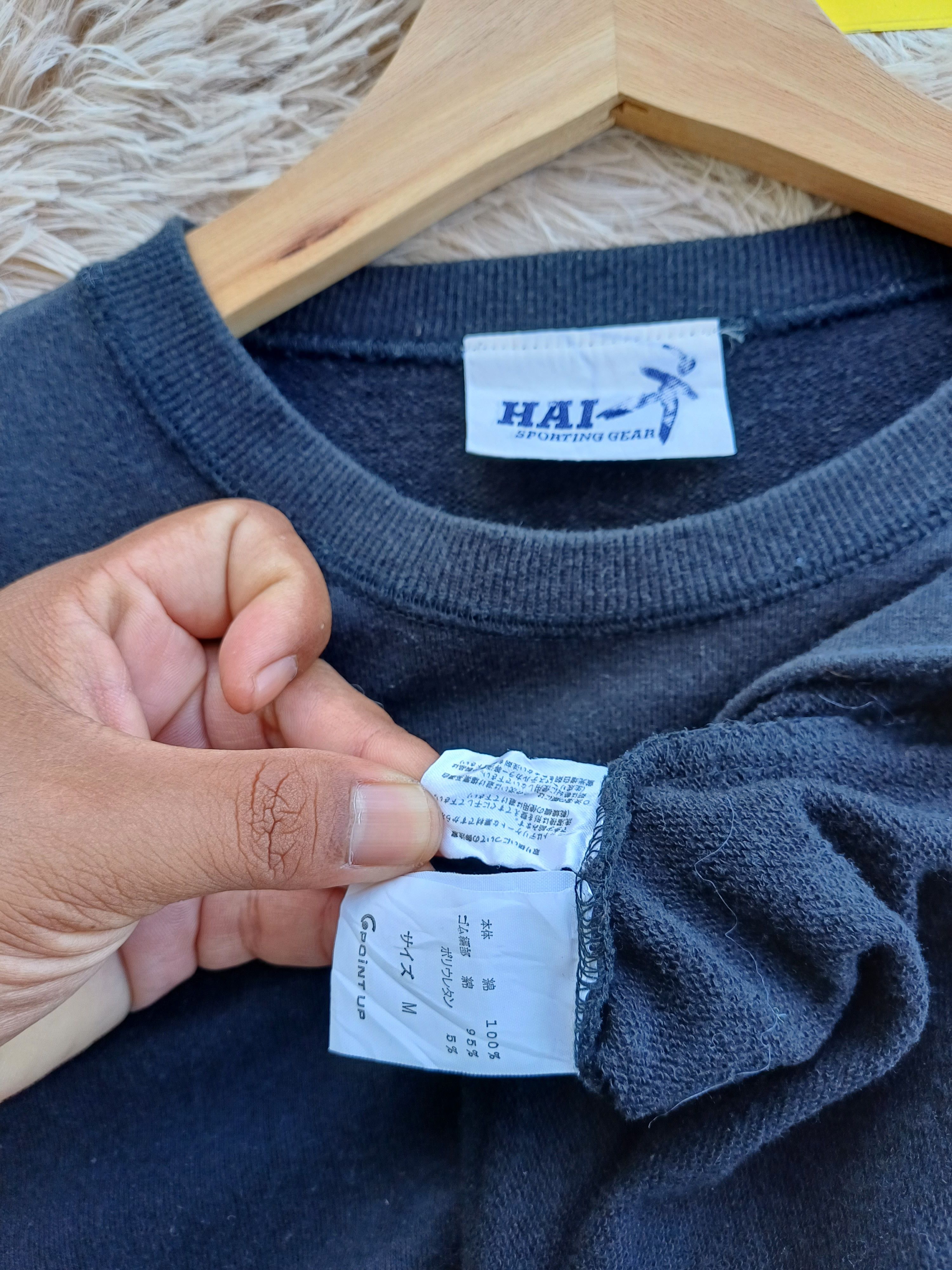Issey Miyake Rare Vintage Hai Sporting Gear Crab Pullover Sweatshirt Size US L / EU 52-54 / 3 - 11 Thumbnail