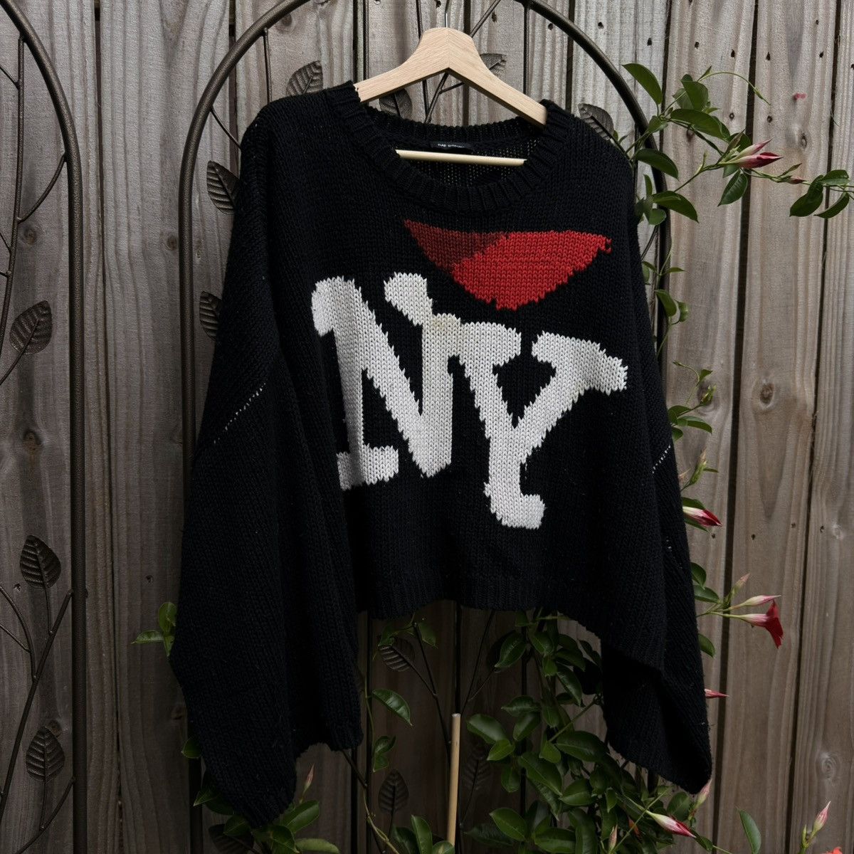 Raf Simons Raf Simons 'I Love Tokyo' Cropped Sweater | Grailed