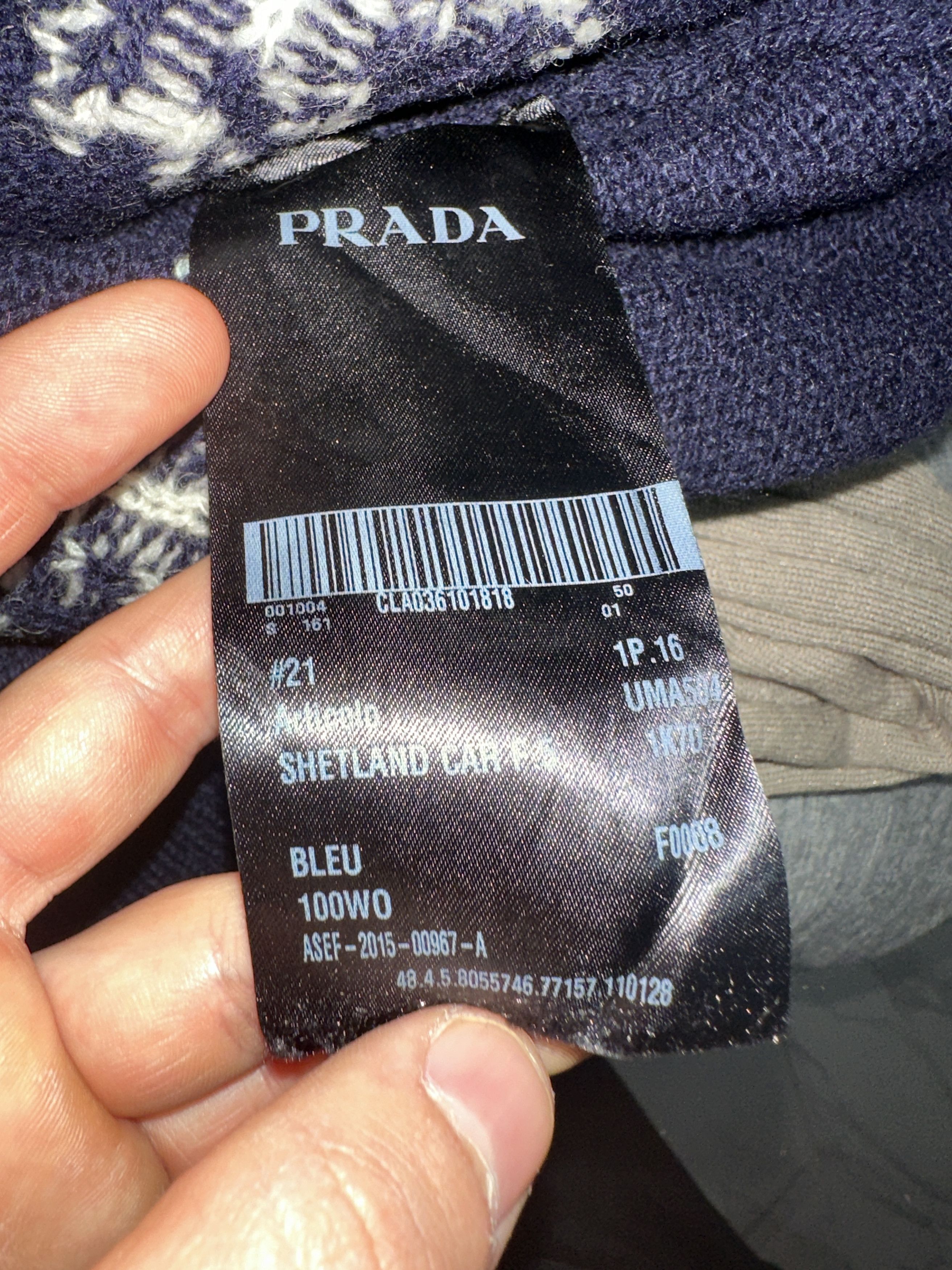 Prada Prada Shetland Wool Knit Sweater IT 50 Unique Construction Size US M / EU 48-50 / 2 - 11 Thumbnail