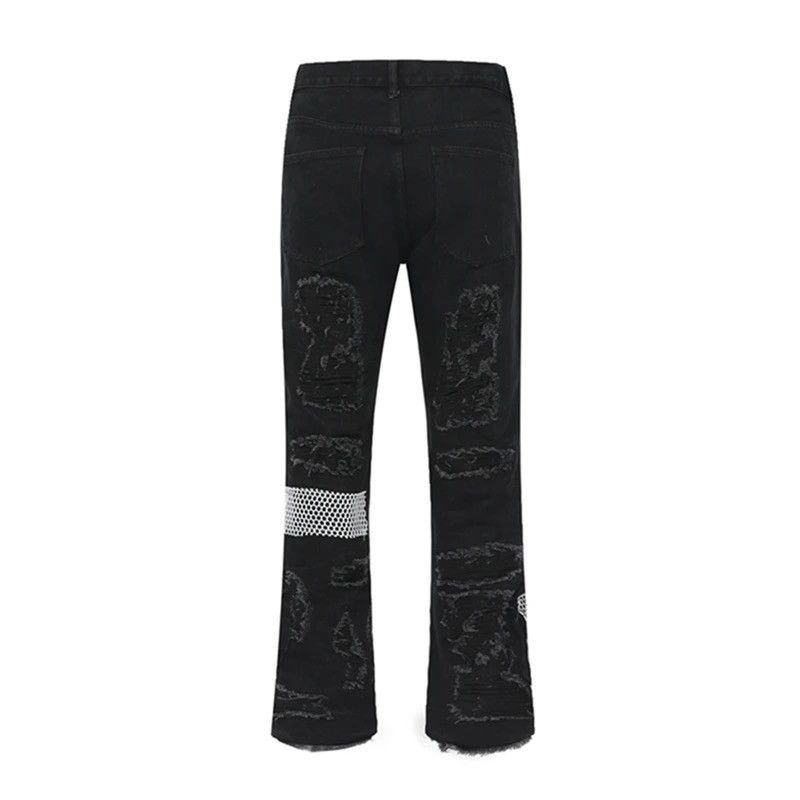 Japanese Brand × Vintage Ripped Straight Frayed Loose Harajuku Style With Scuffs Size US 32 / EU 48 - 4 Thumbnail