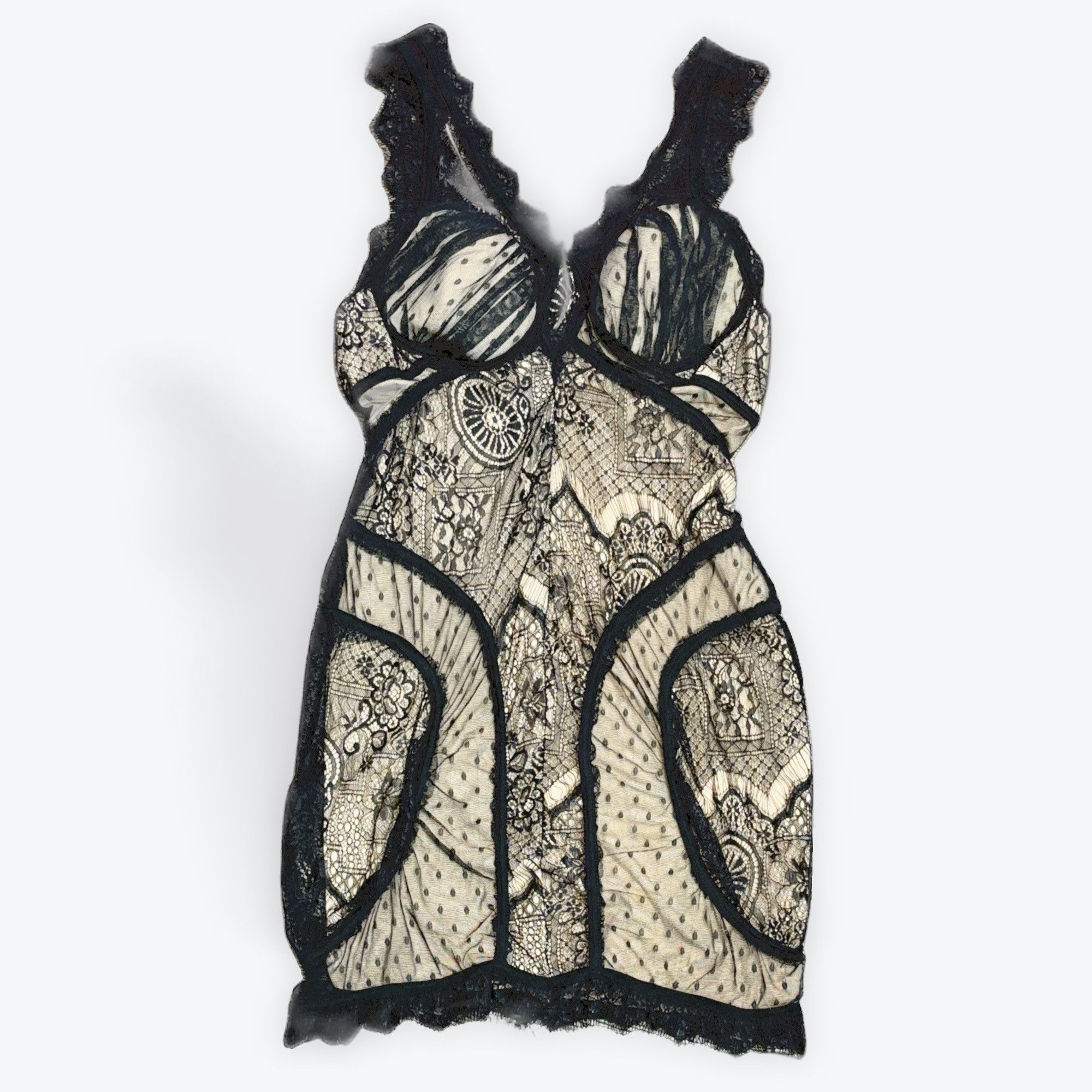 Other M - Black Lace Cocktail Party Dress Size M / US 6-8 / IT 42-44 - 1 Thumbnail