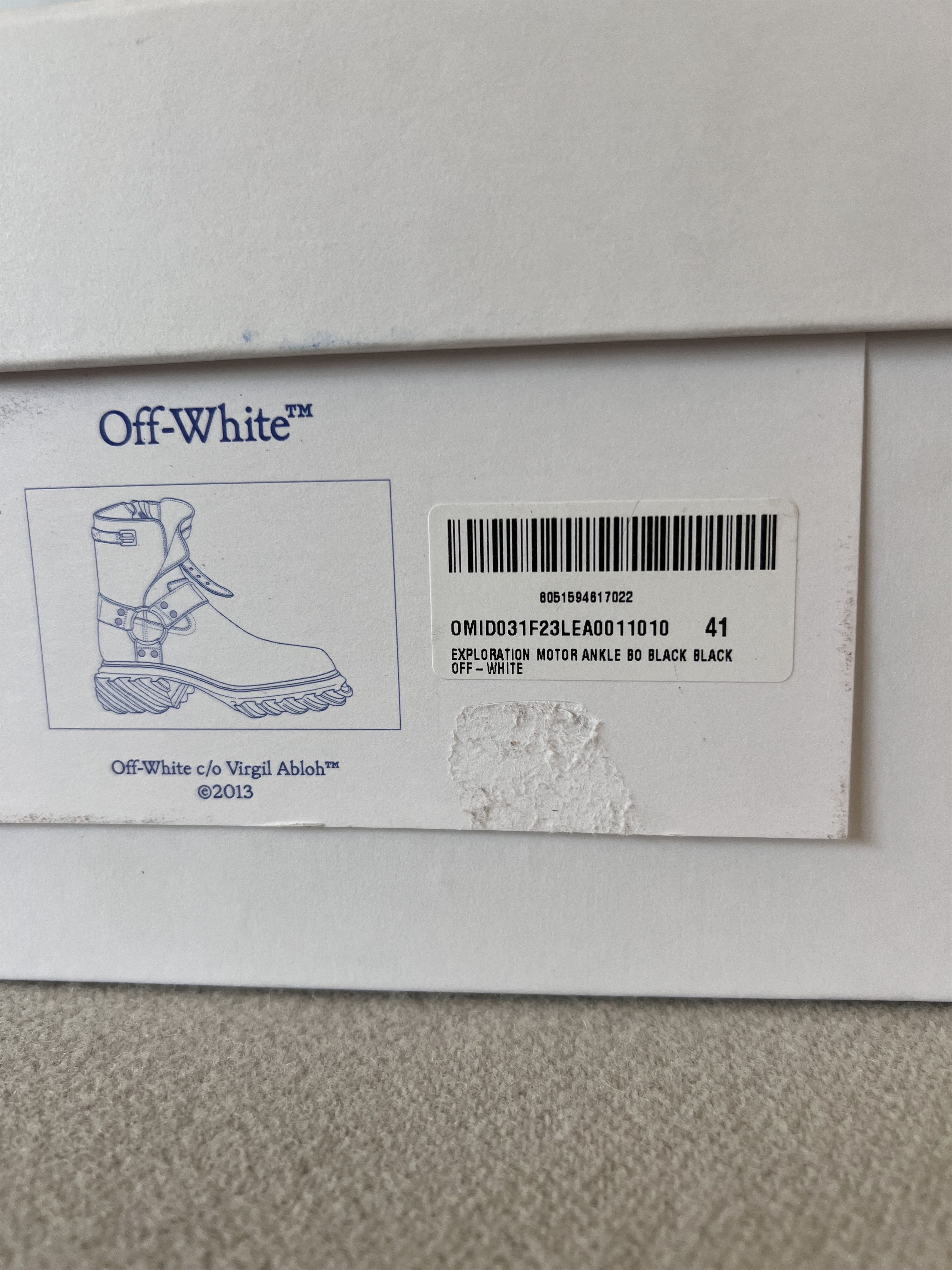 Off-White Off White Harness Exploration Motor Ankle Boots in Black Size US 8 / EU 41 - 10 Thumbnail