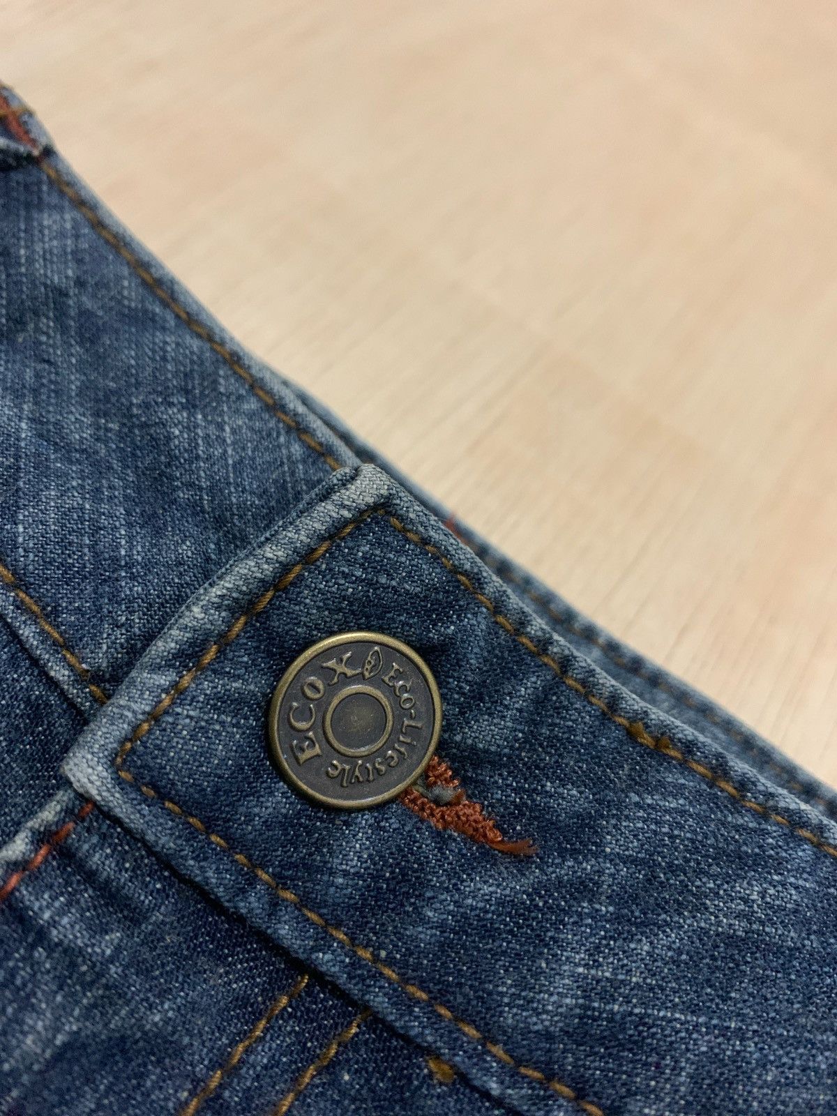 14th Addiction × 20471120 × Japanese Brand Vintage Flare Jeans Ecox Eco-Lifestyle Bootcut Size US 29 - 5 Thumbnail