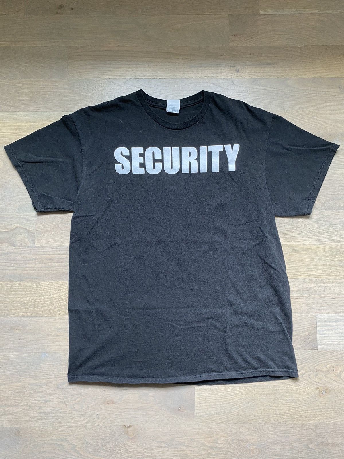 Delta × Other × Vintage Black Security T-Shirt Size US L / EU 52-54 / 3 - 1 Thumbnail