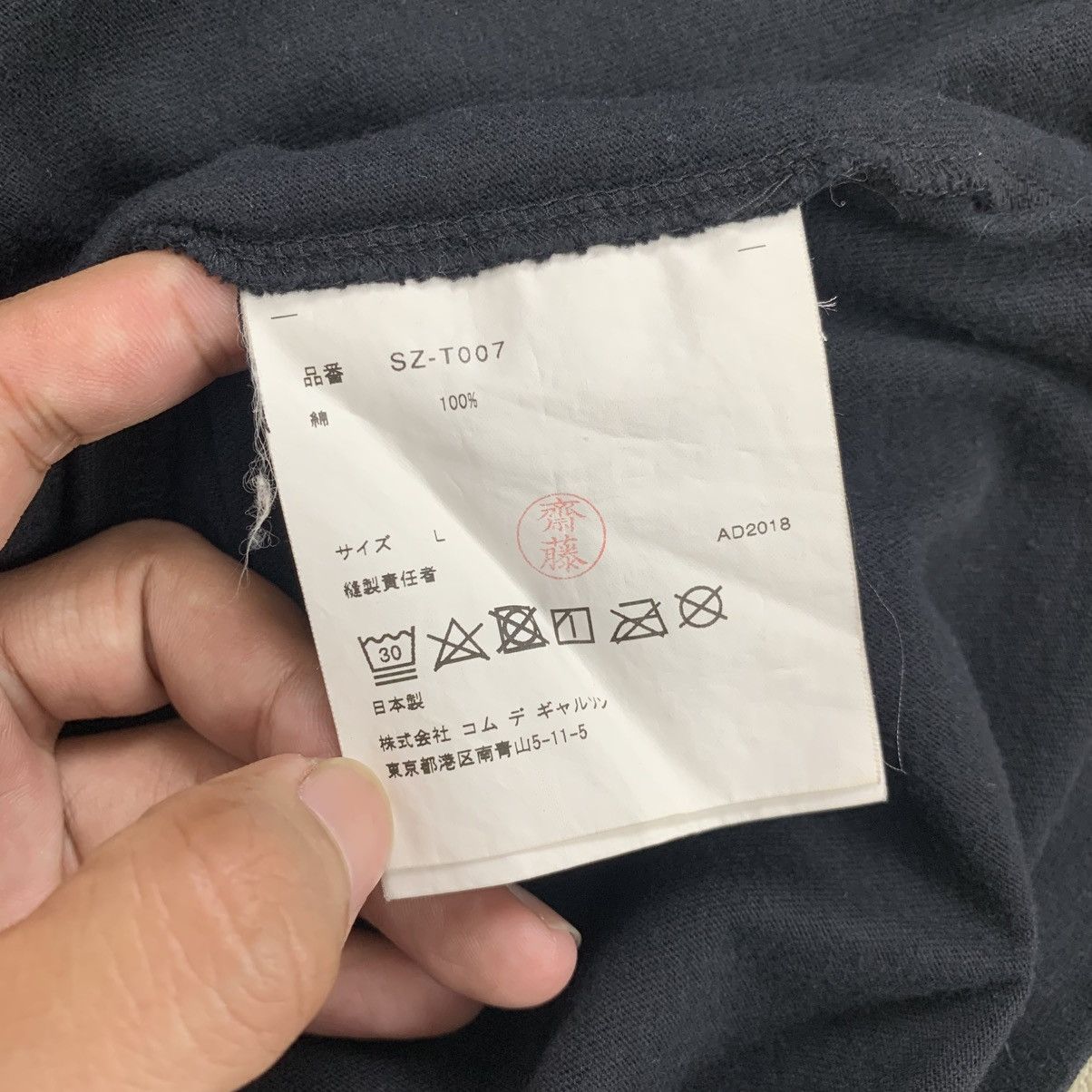 Comme des Garcons Comme des Garcons Side Taped Longsleeve Tshirt Size US L / EU 52-54 / 3 - 6 Thumbnail