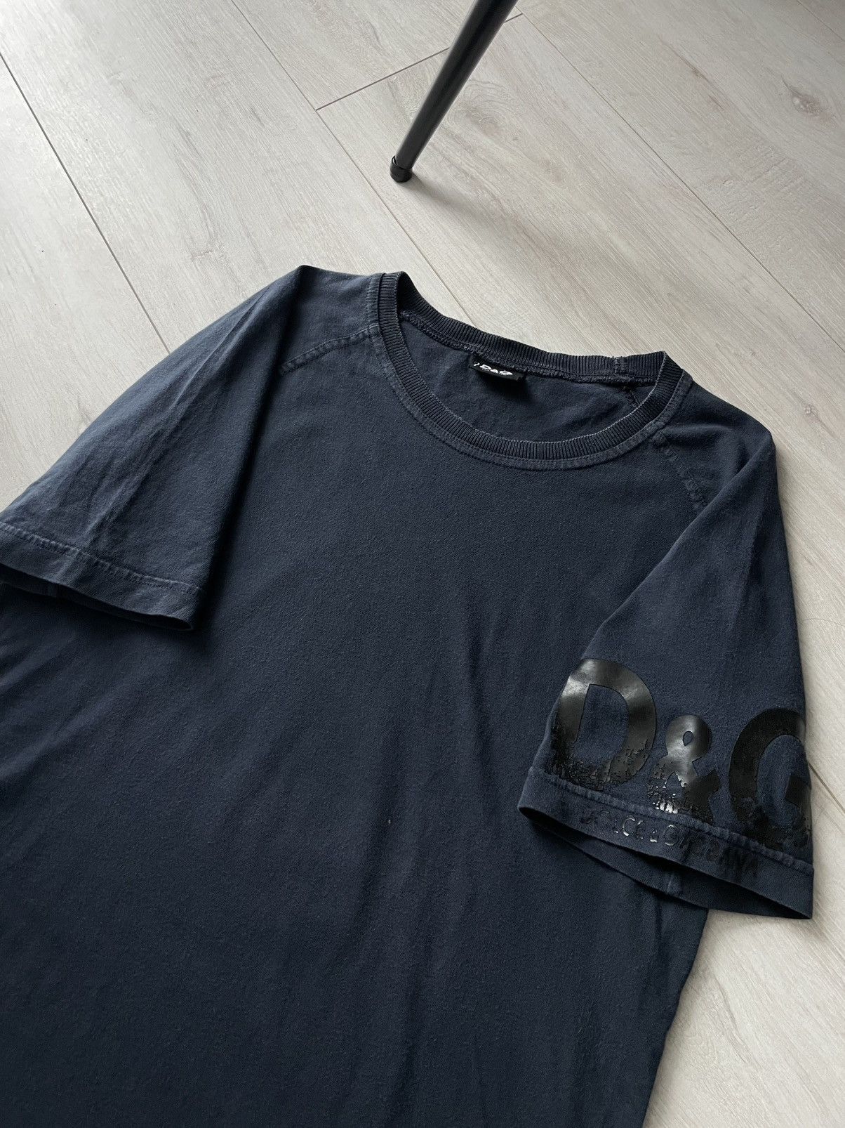 Dolce & Gabbana Vintage Dolce & Gabbana 00’s T-Shirt Y2K Dark Blue RARE Size US M / EU 48-50 / 2 - 2 Thumbnail