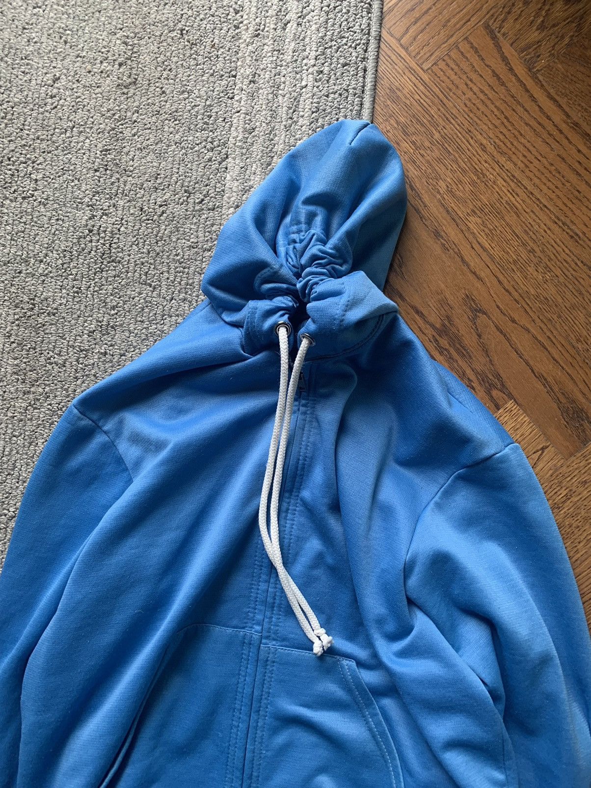 Vintage 1970s Waffle Thermal Hoodie Vintage Made in USA Polyester S Size US S / EU 44-46 / 1 - 7 Thumbnail