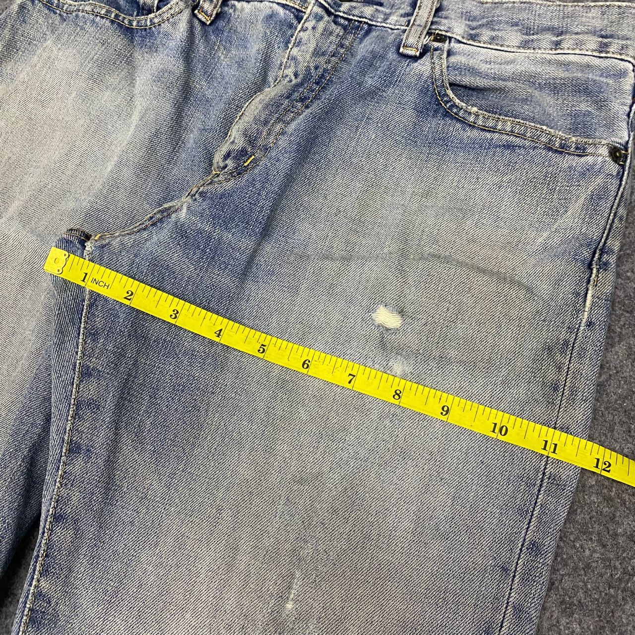 Japanese Brand Vintage Uniqlo Distressed Denim Kurt Cobain Style Size US 32 / EU 48 - 5 Thumbnail