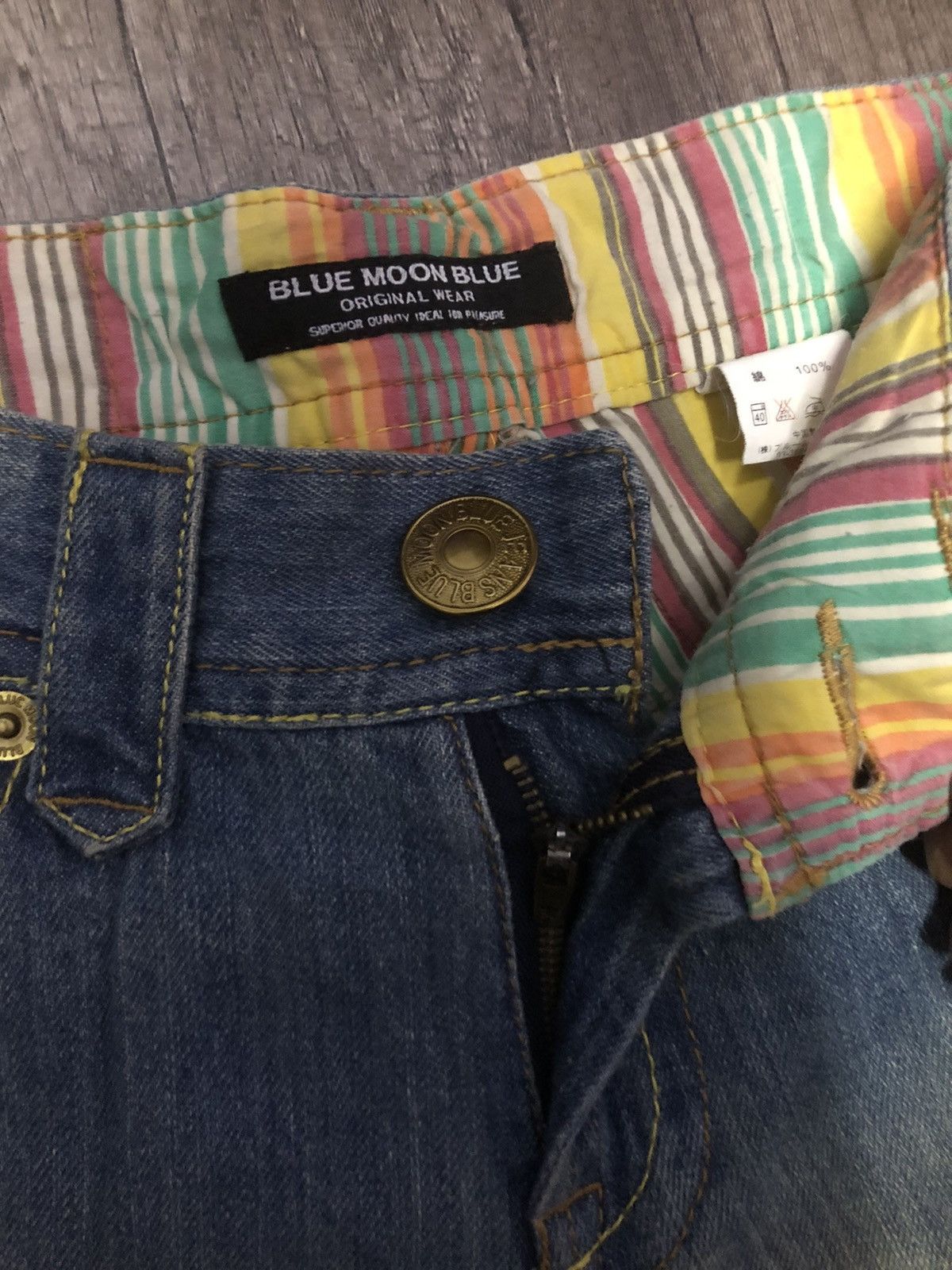 Blue Blue Japan × Hysteric Glamour Vintage Blue Moon Blue Jeans (unisex) Size US 30 / EU 46 - 18 Thumbnail