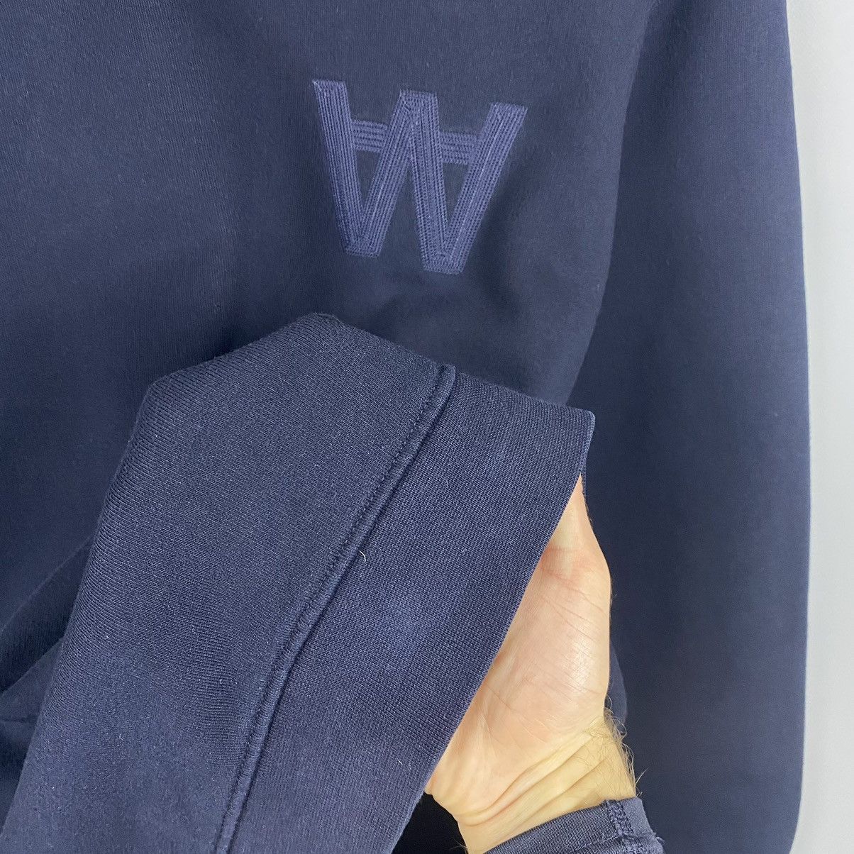 Wood Wood Soft Wood Wood Crewneck sweatshirt Double A black Small Size US S / EU 44-46 / 1 - 4 Thumbnail