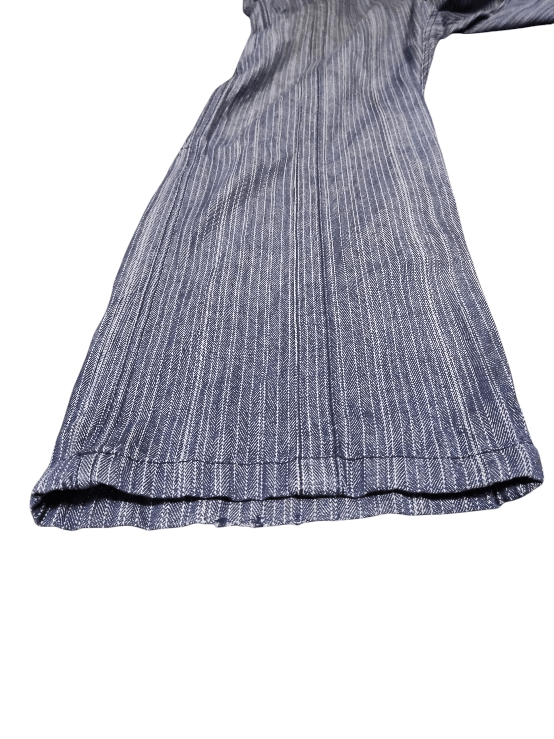 PPFM Vintage Rare PPFM Japanese Overall Denim Indigo Stripe Size US 34 / EU 50 - 14 Thumbnail