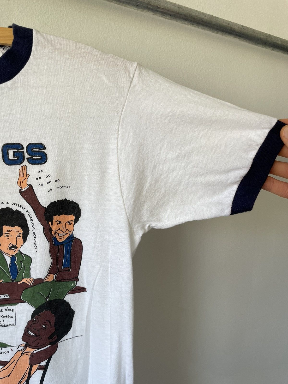 Vintage Vintage 1976 Sweathogs TV Show Ringer tee Size US L / EU 52-54 / 3 - 6 Thumbnail
