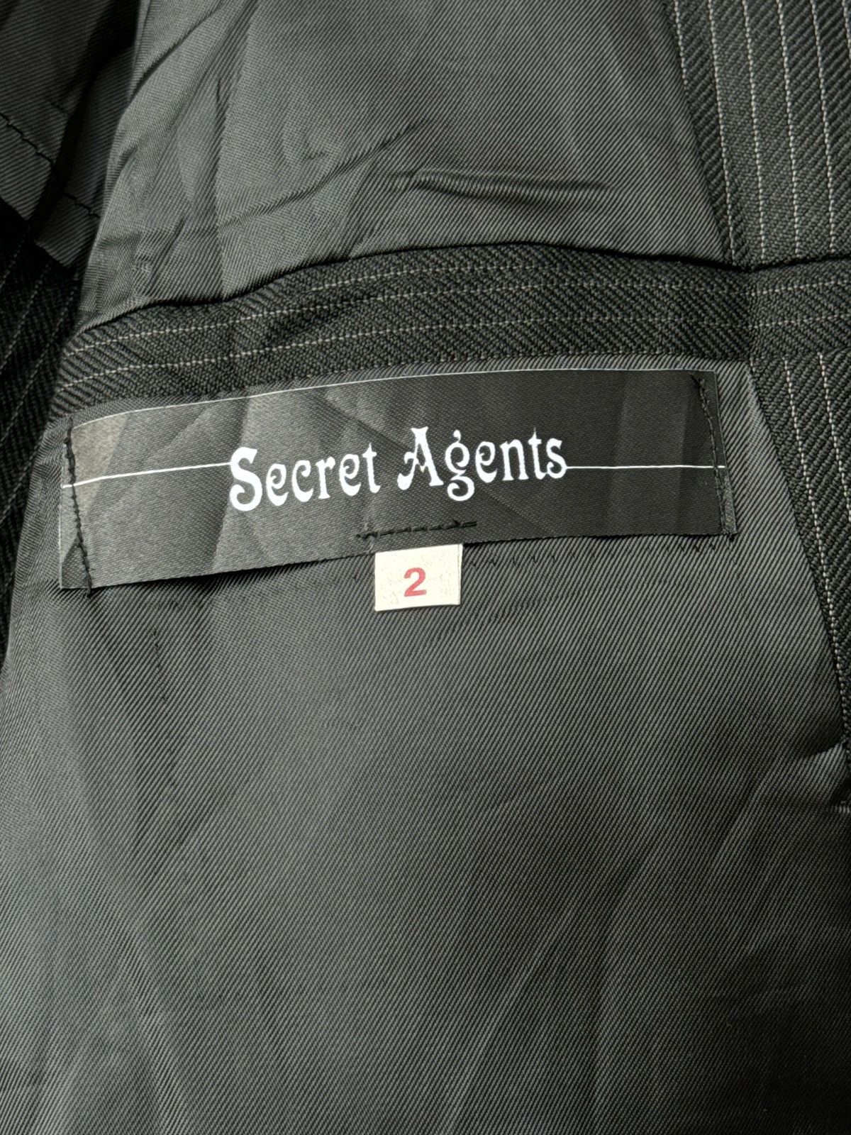 Japanese Brand Secret Agent Punk Chains Pins Riot Poem Blazer Jacket Size US M / EU 48-50 / 2 - 14 Thumbnail