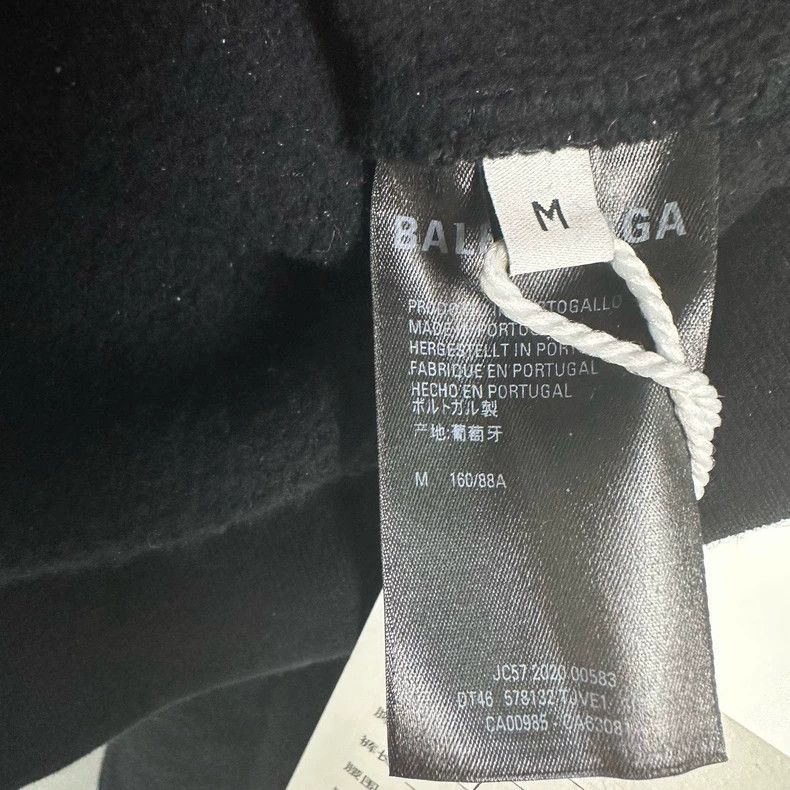 Balenciaga Balenciaga FW20 Sponsor embroidered logo crew neck pullover Size US M / EU 48-50 / 2 - 6 Thumbnail
