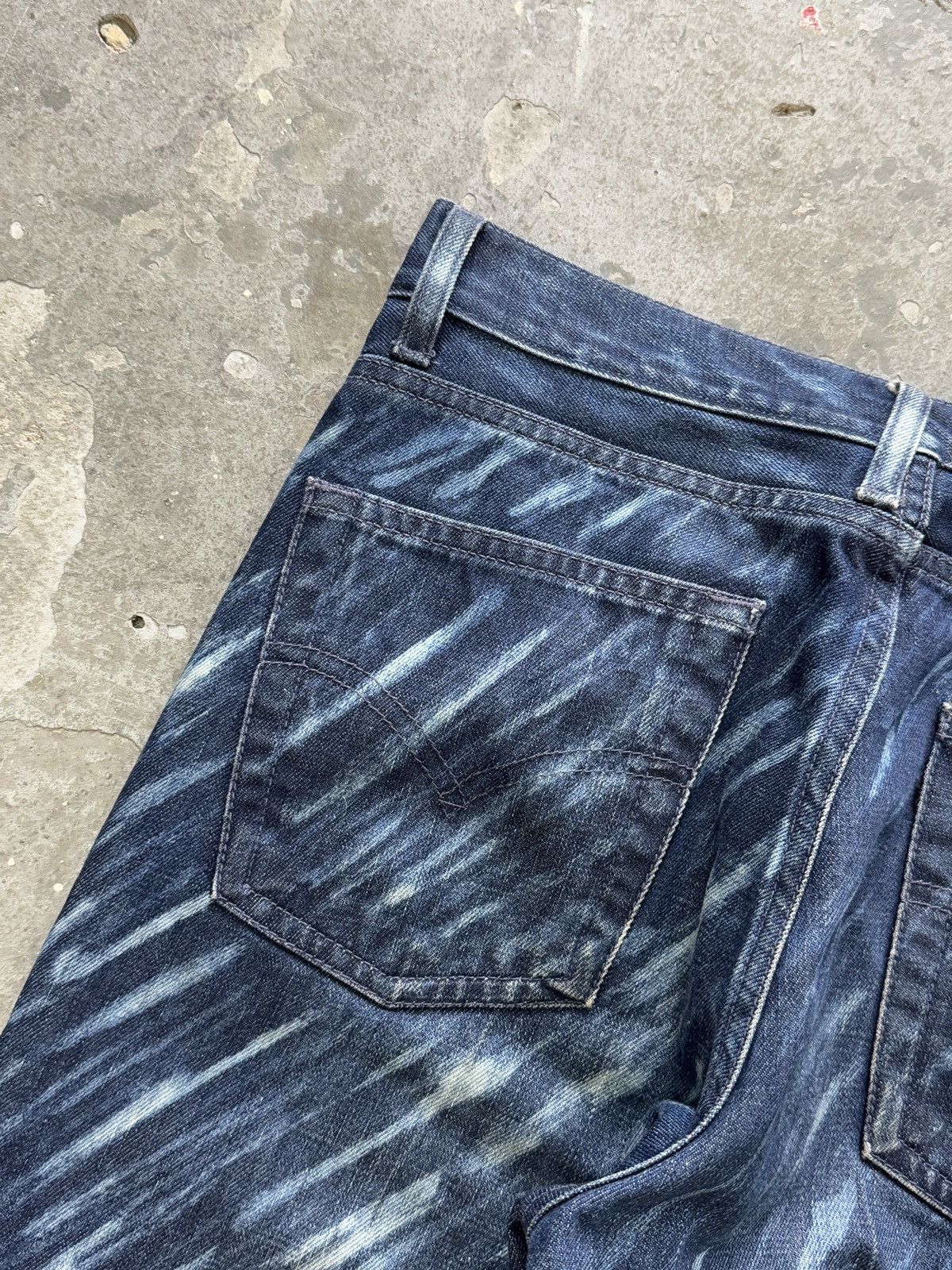 Japanese Brand Vintage 90s Levis Sta Prest Faded Wash Distress Jeans Size US 30 / EU 46 - 10 Thumbnail