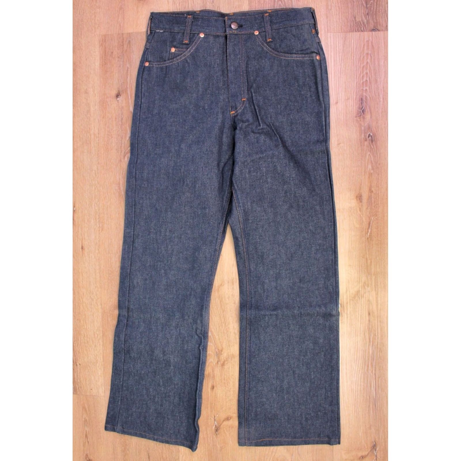Vintage VINTAGE 70s Big Smith Boot Cut Jeans Mens 31x29 Blue 1970s Size US 31 - 2 Thumbnail