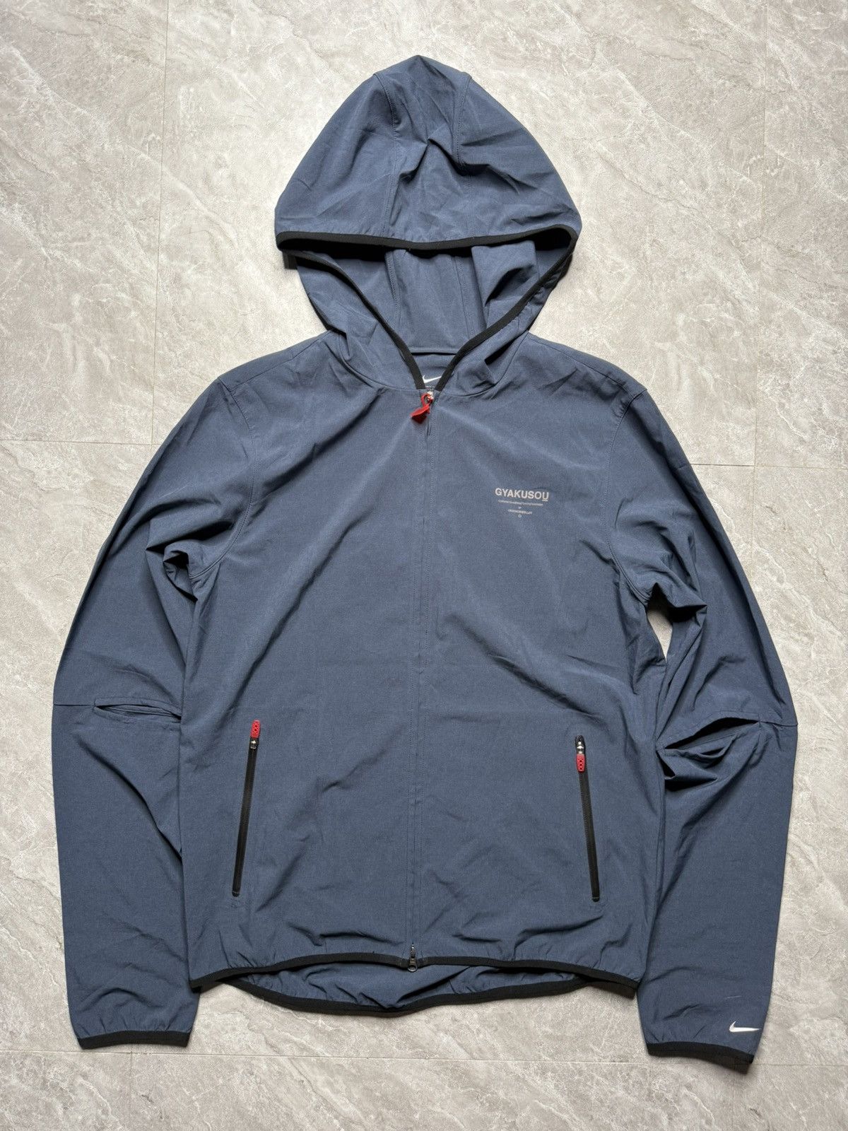 Nike × Undercover Nike Gyakusou F/W 15 Reverse Running Club Sleeve Vent JKT Size US S / EU 44-46 / 1 - 1 Thumbnail