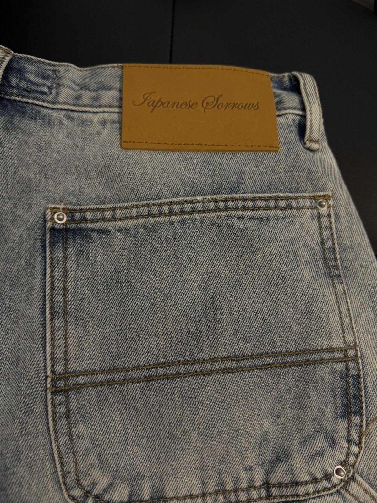 Other Size 36 - JP Sorrow Rhinestone Double Knee Denim Size US 36 / EU 52 - 7 Thumbnail