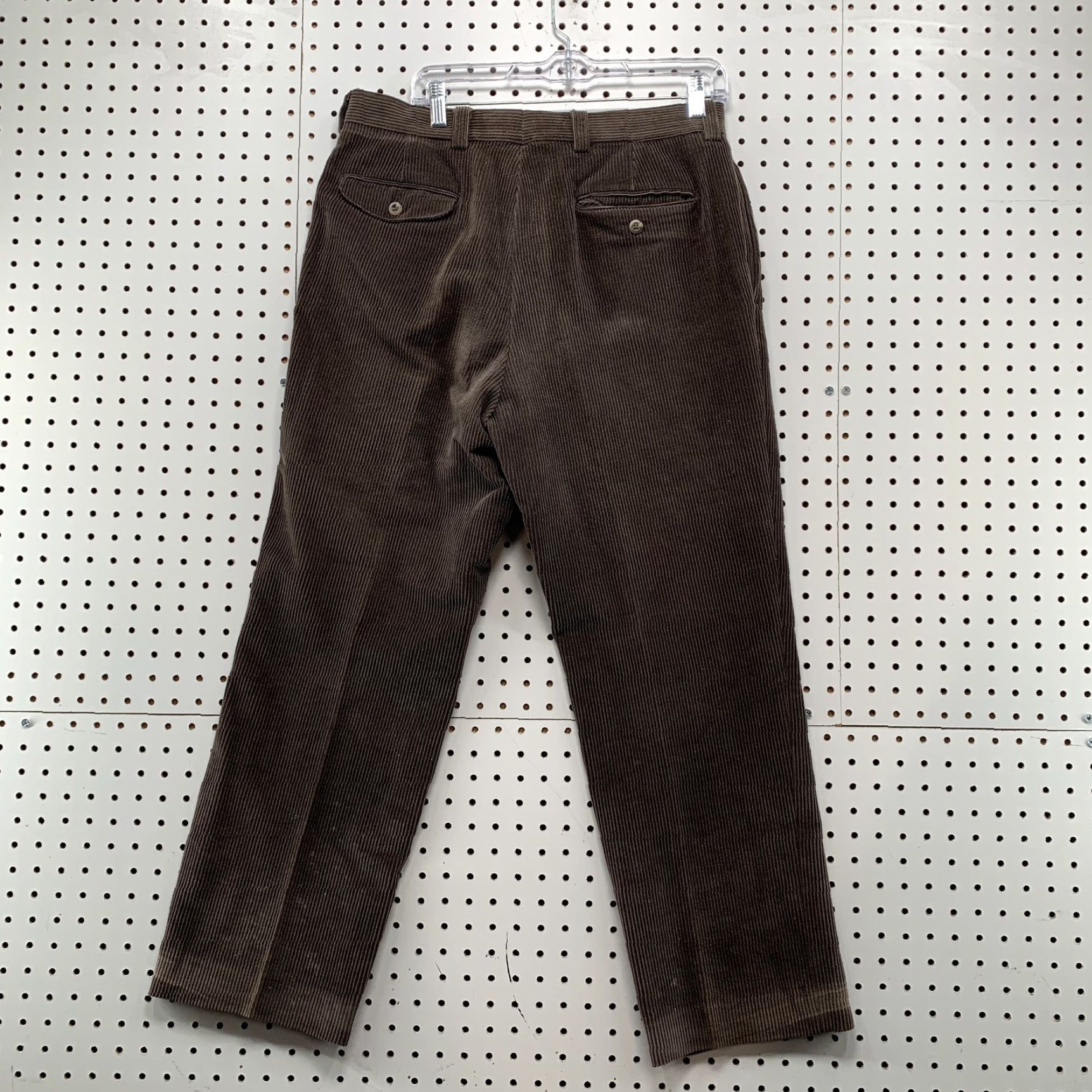 Vintage VINTAGE L.L.Bean Corduroy Pants Brown Mens 34x28 Straight Leg Chino Cotton 90s Fall/Winter Mens Size US 34 / EU 50 - 5 Thumbnail