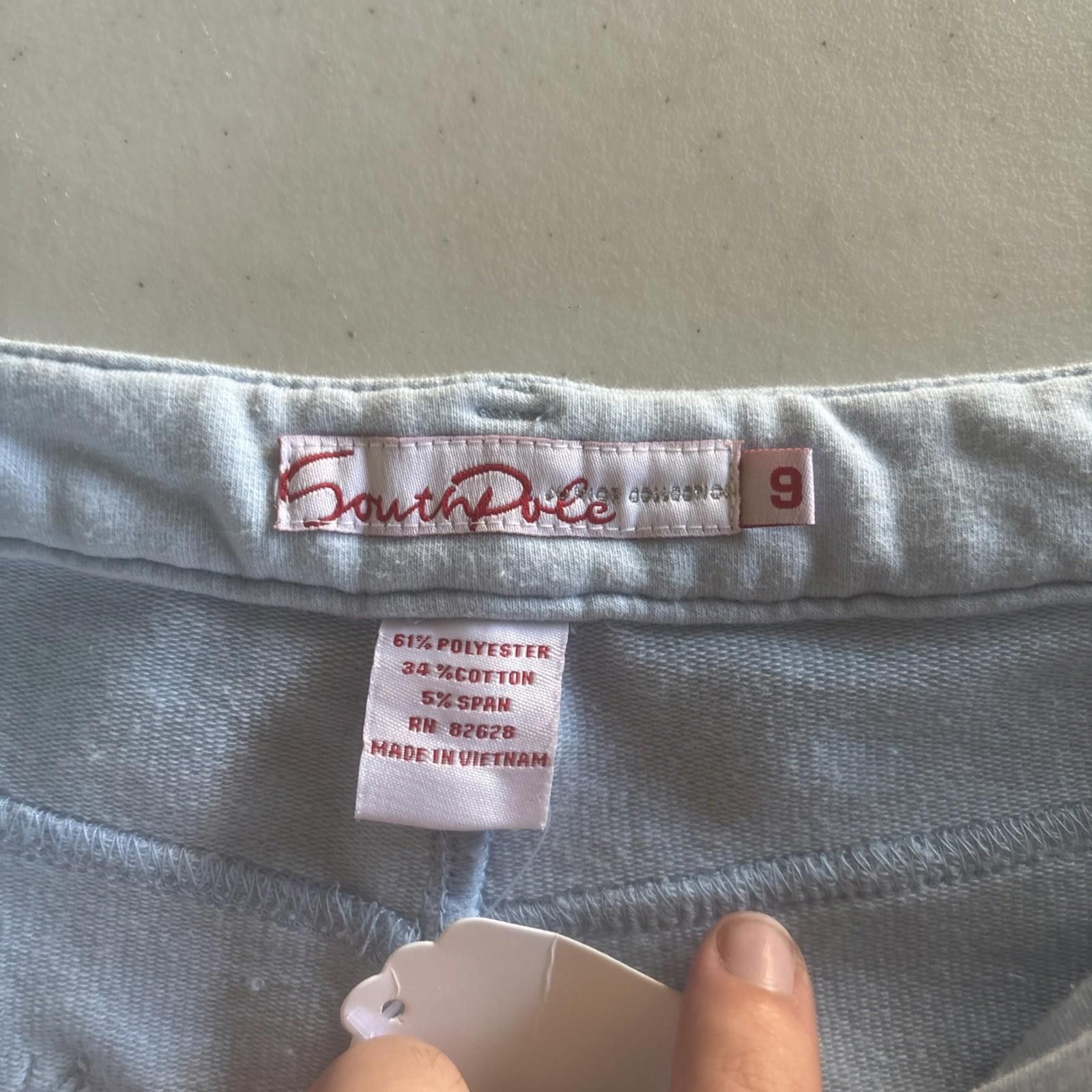 Southpole South Pole Junior Collection Size 9 Sky Blue Miniskirt NWT Size 32" / US 10 / IT 46 - 2 Thumbnail