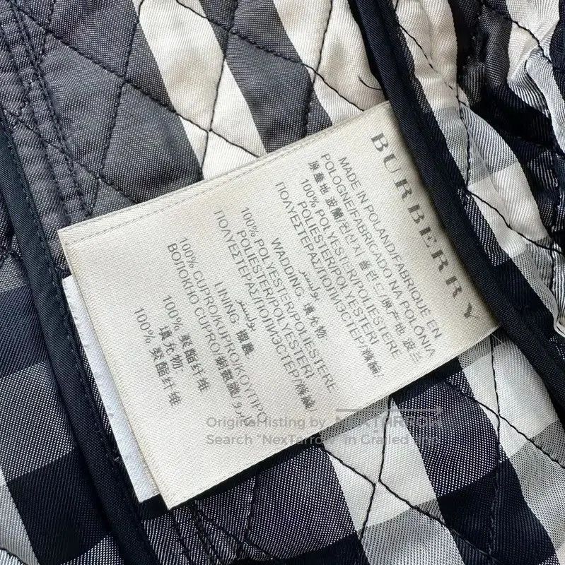 Burberry Burberry Quilted Black Cotton Women's Coat. Size M / US 6-8 / IT 42-44 - 8 Thumbnail