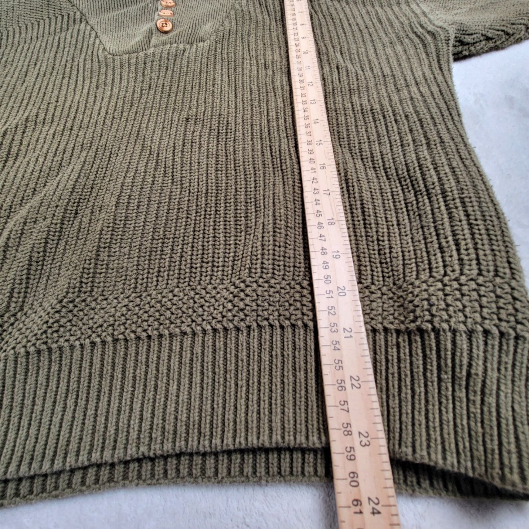 Eddie Bauer VINTAGE Eddie Bauer Fisherman Sweater Men M Green Cable-Knit Pullover 90s Size US M / EU 48-50 / 2 - 4 Thumbnail