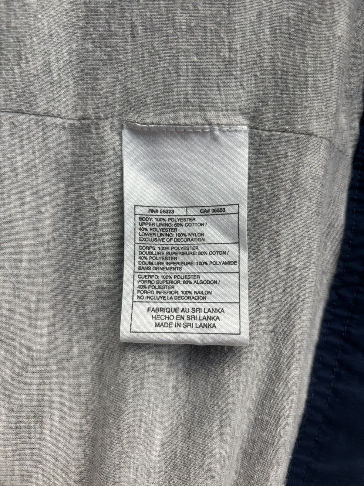 Nike Nike Blue Windbreaker Jacket US L Size US L / EU 52-54 / 3 - 6 Thumbnail
