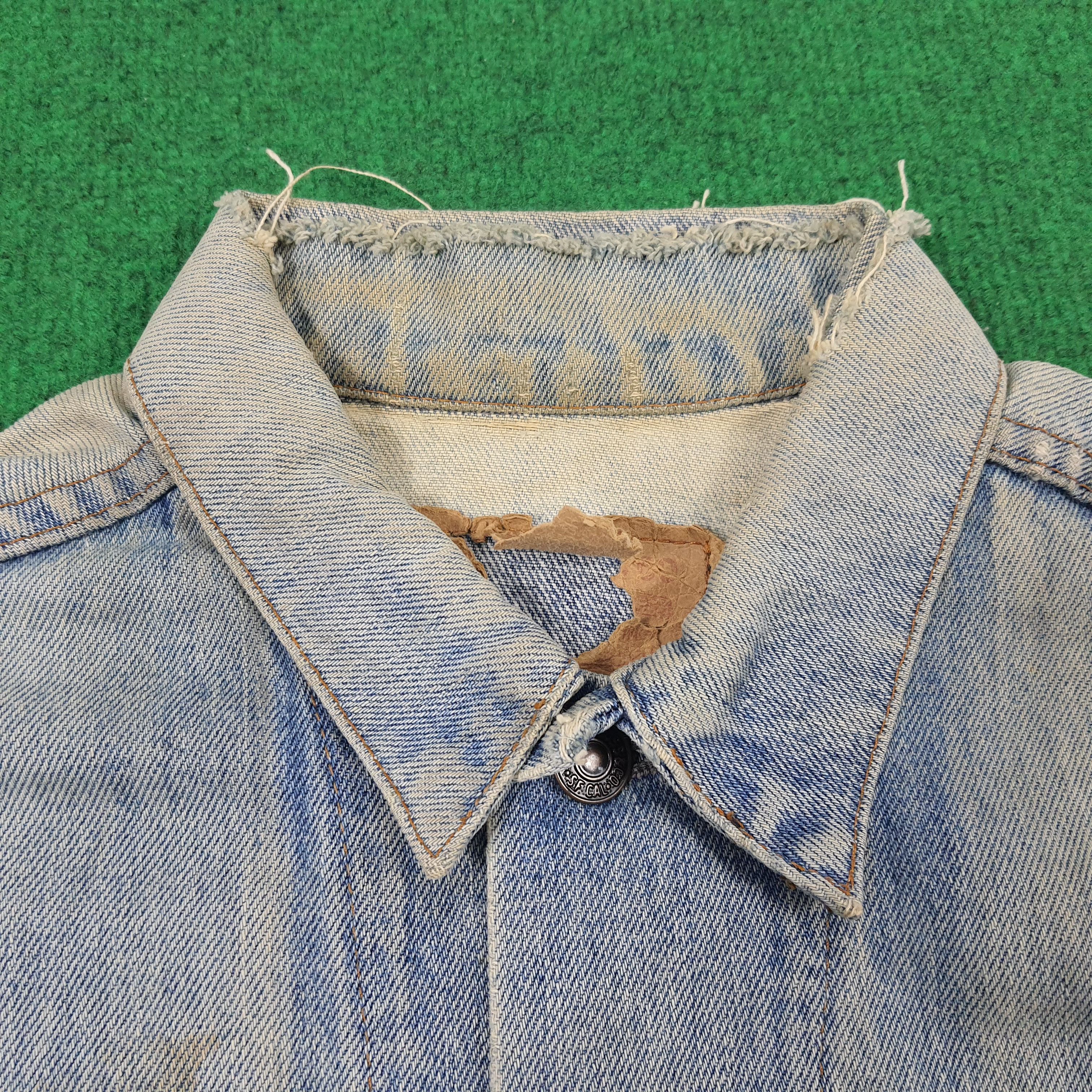 Levi's × Levi's Vintage Clothing Vintage Levi's Skull Big Logo Custom Jeans Jacket Size US S / EU 44-46 / 1 - 4 Thumbnail
