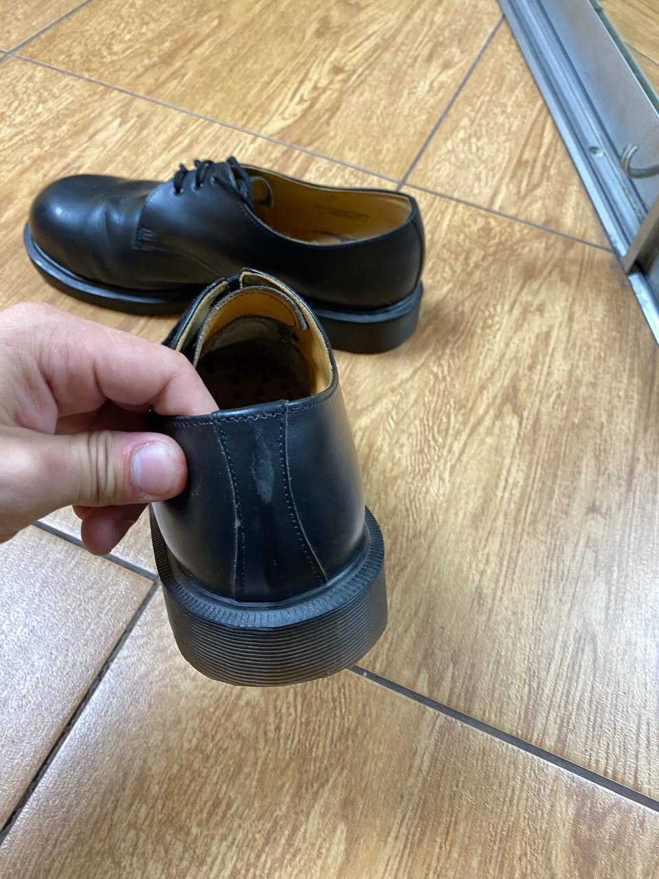 Dr. Martens 1980s Doc Martens Leather Derby Made In England Size US 9 / EU 42 - 12 Thumbnail