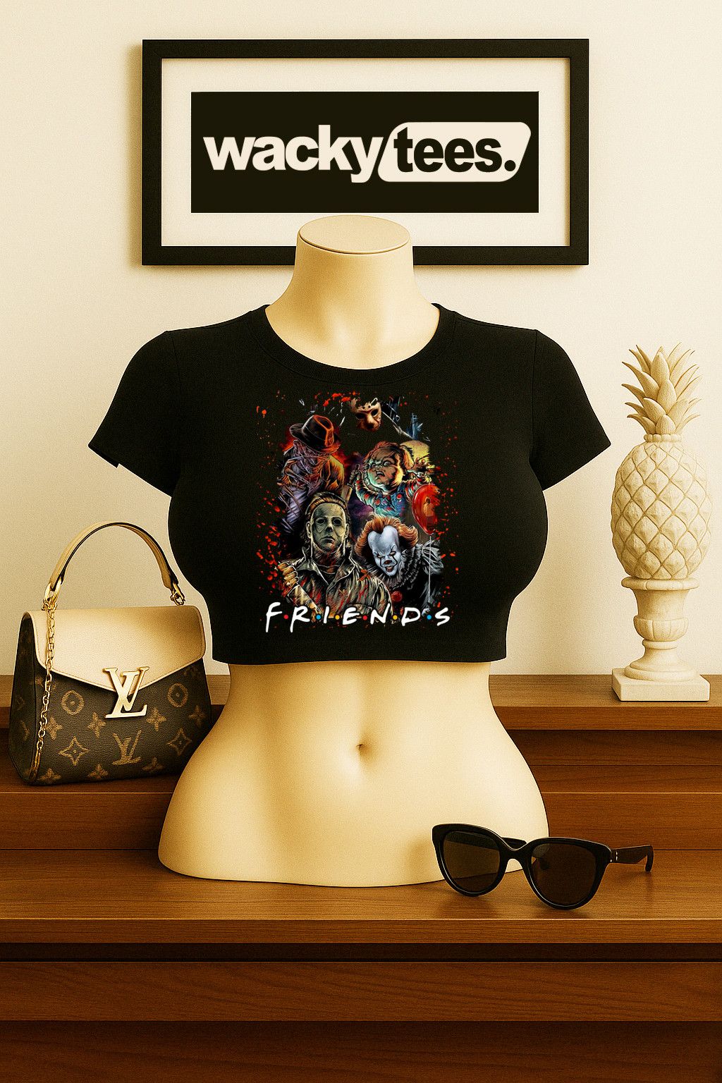 Other Friends Serial Killers Horror Terror 2 Graphic Tee Shirt Size US L / EU 52-54 / 3 - 6 Thumbnail