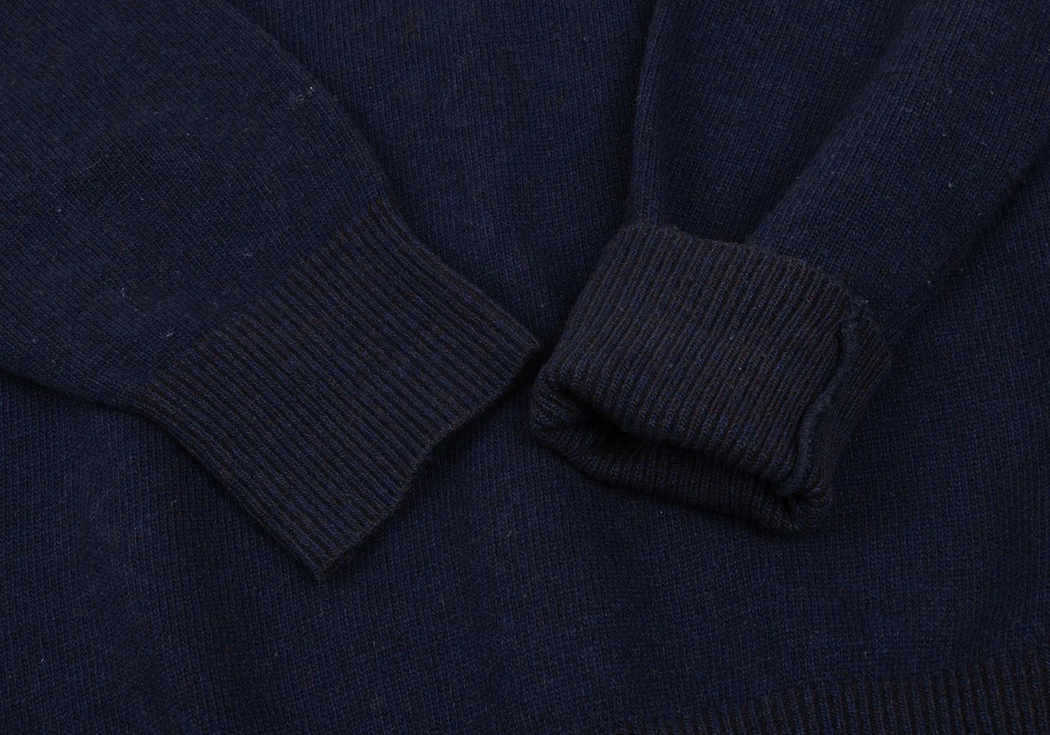 Comme des Garcons Homme Plus Wool Nylon Knitted Sweater in Navy, Size M Size US M / EU 48-50 / 2 - 4 Thumbnail