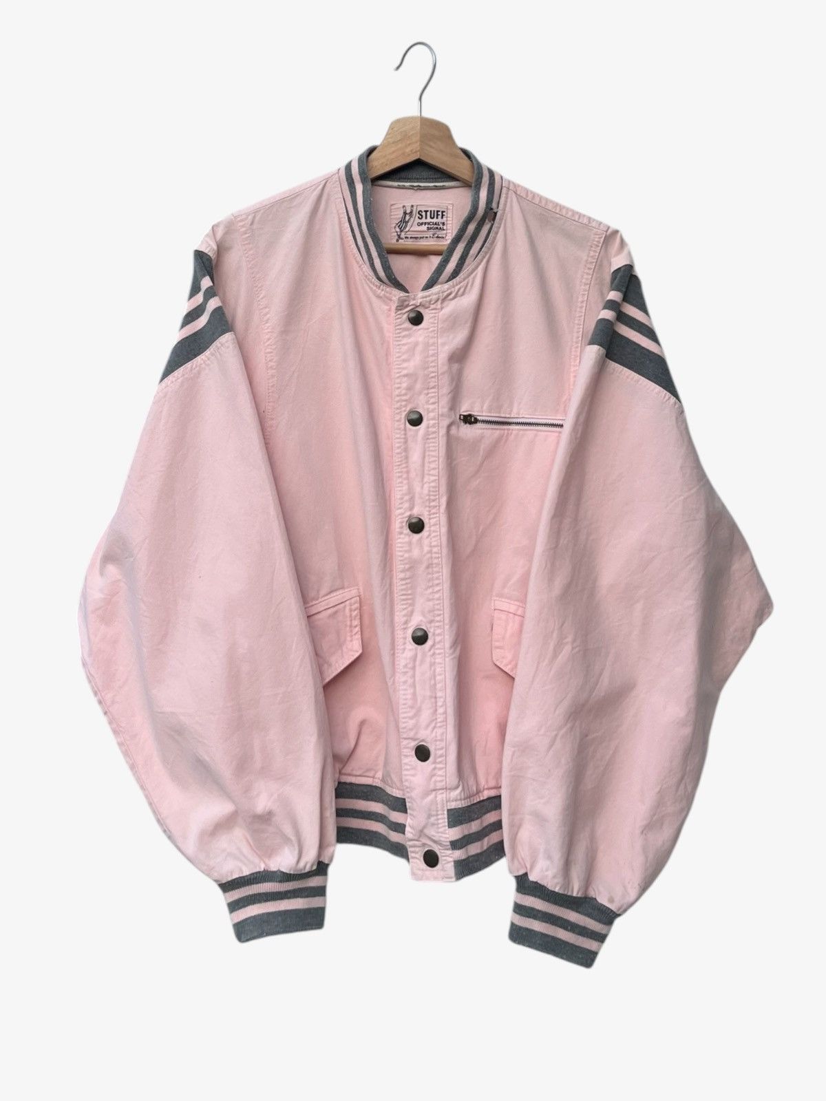 Edwin Edwin Stuff Official's Signal Varsity Bomber Jacket Size US M / EU 48-50 / 2 - 2 Thumbnail