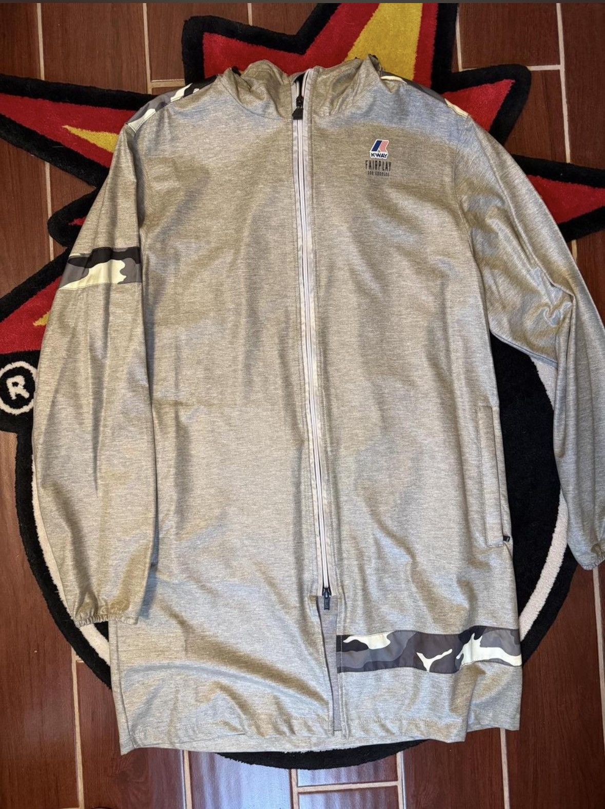 K-Way K-WAY x FAIRPLAY // GREY TRENCH COAT Size US L / EU 52-54 / 3 - 1 Thumbnail