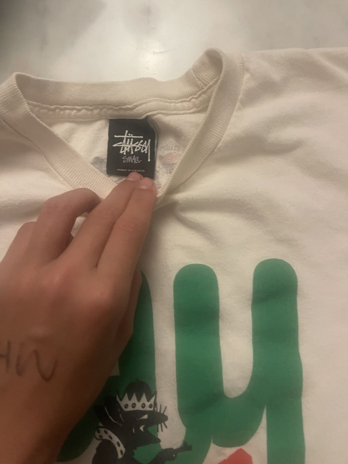 Stussy Stussy pay up white t shirt Size US S / EU 44-46 / 1 - 3 Thumbnail