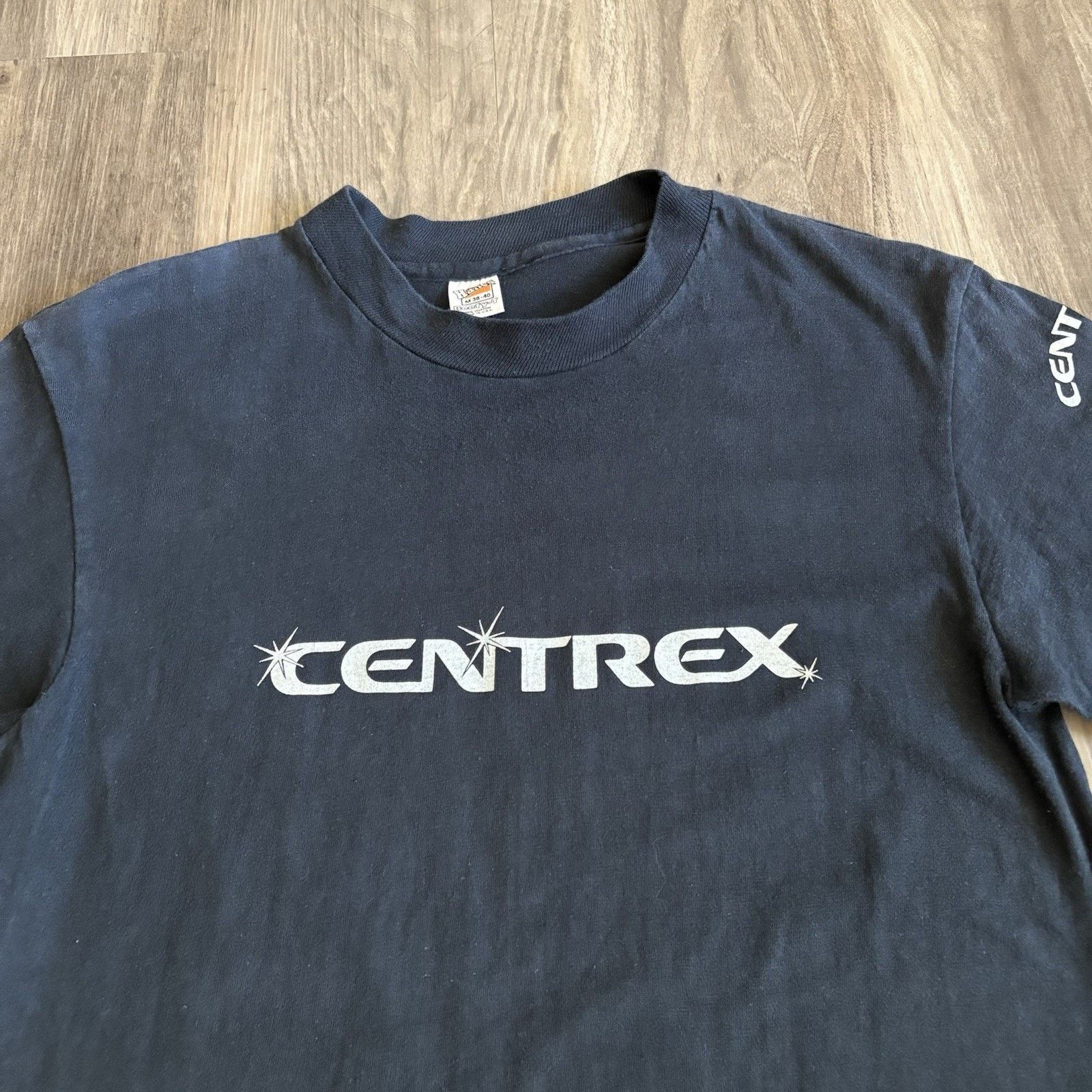 Hanes × Vintage Vintage 1970s Centrex Audio T-Shirt Size S Black Ive Got It Size US S / EU 44-46 / 1 - 2 Thumbnail