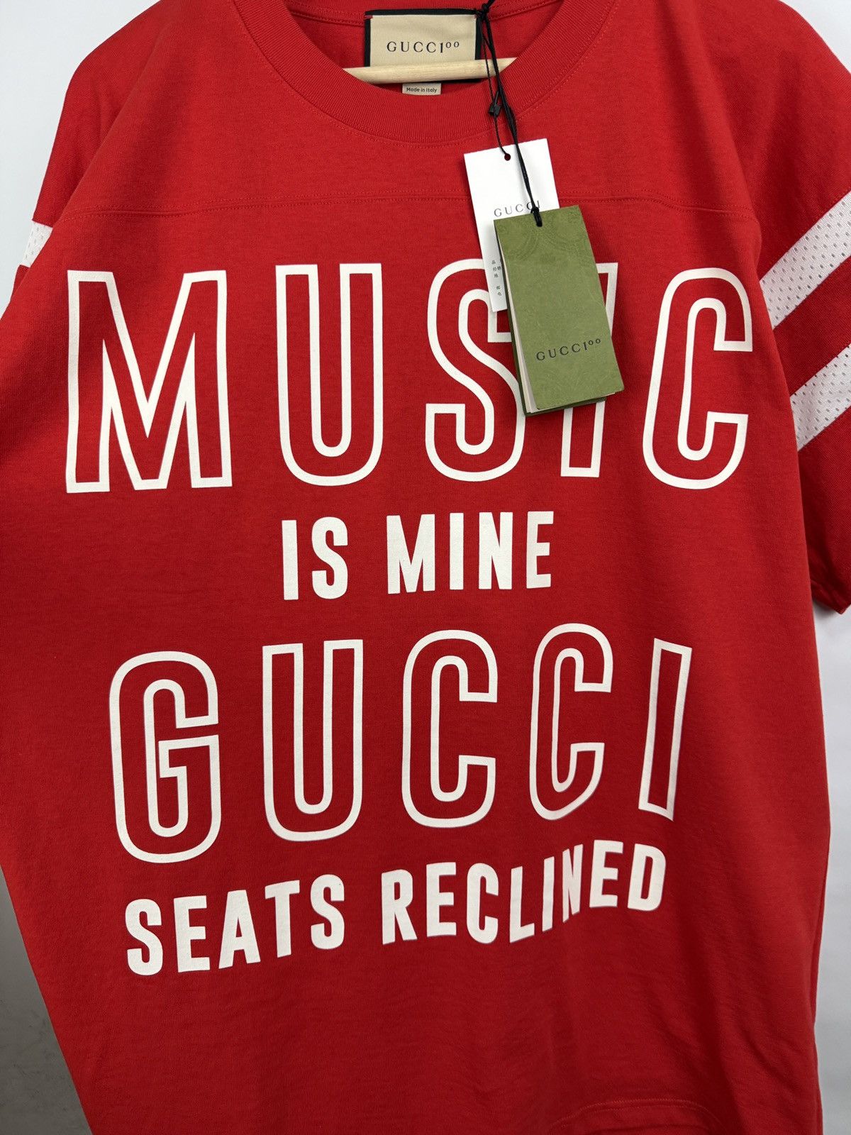 Gucci 🇮🇹 Gucci Gucci Music Is Mine T-Shirt Sony Music Made in Italy Size US L / EU 52-54 / 3 - 6 Thumbnail