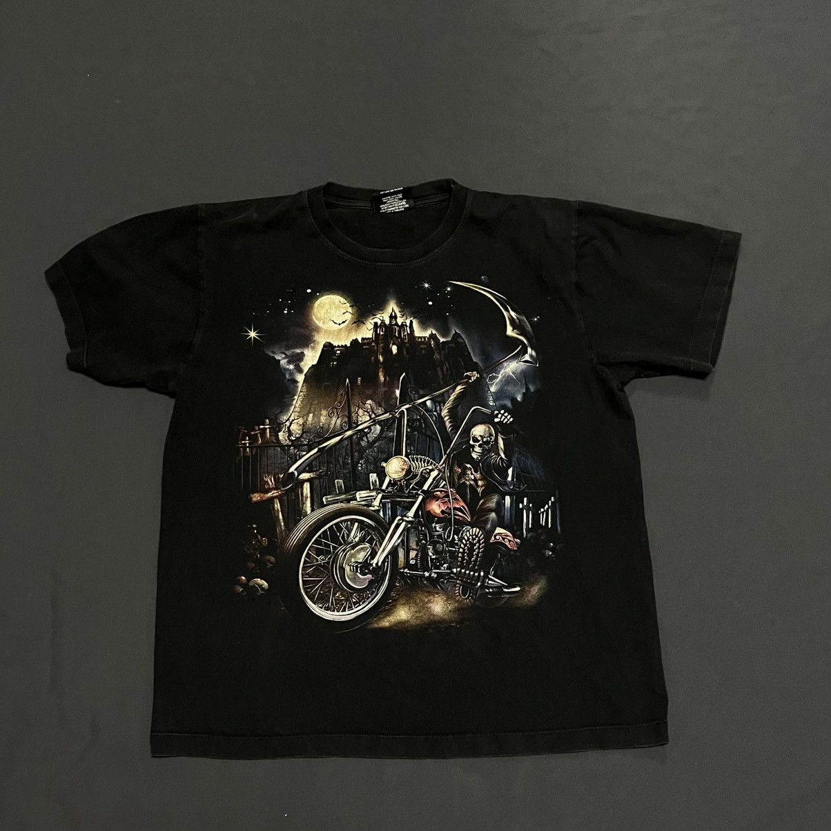 Band Tees × Vintage Vintage Y2K SKELETON CREEPY FACE ABSTRACT ANGRY HORROR BONES Size US L / EU 52-54 / 3 - 1 Thumbnail