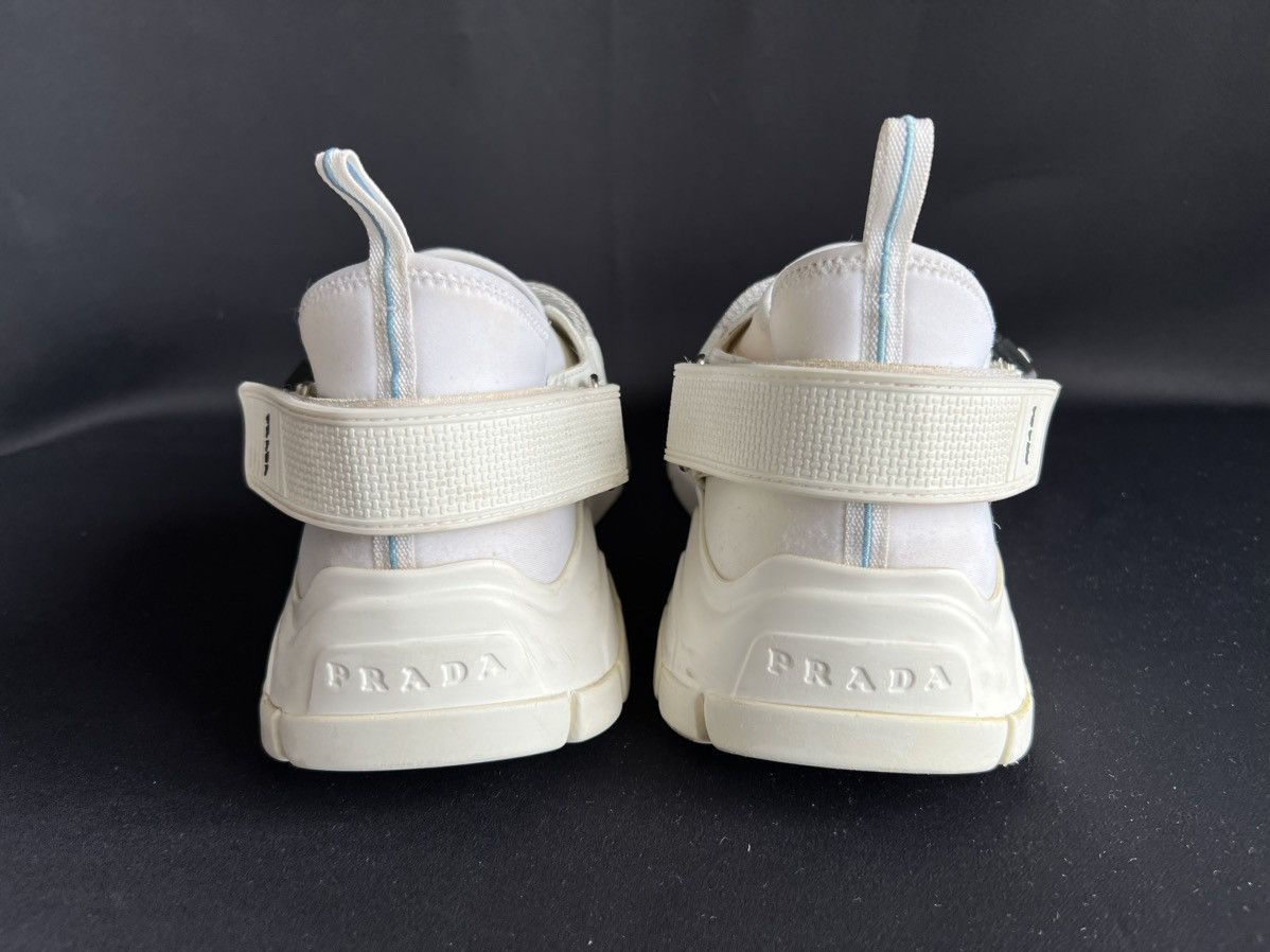 Prada PRADA Fabric/Leather Sneakers White Size 8 Size US 10 / EU 43 - 5 Thumbnail