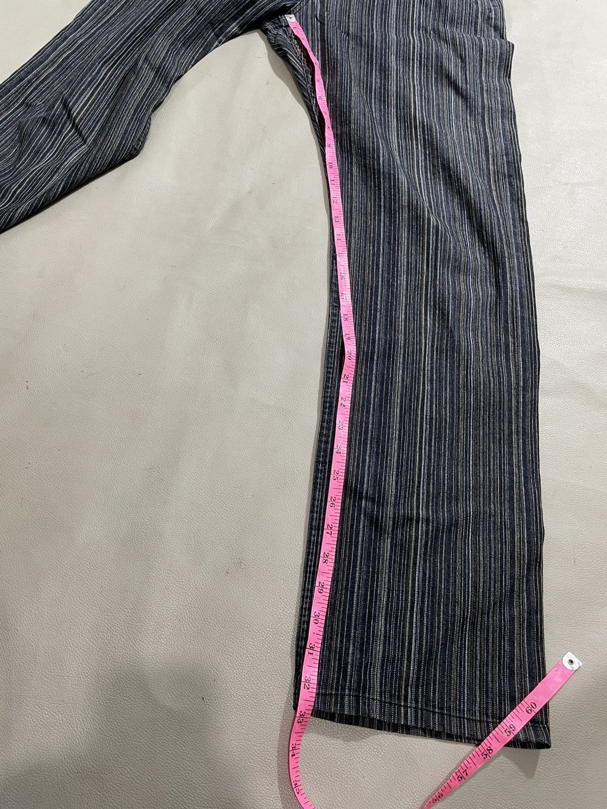 If Six Was Nine × Japanese Brand × Le Grande Bleu (L.G.B.) Rootthree Straight hickory jeans Size US 29 - 10 Thumbnail