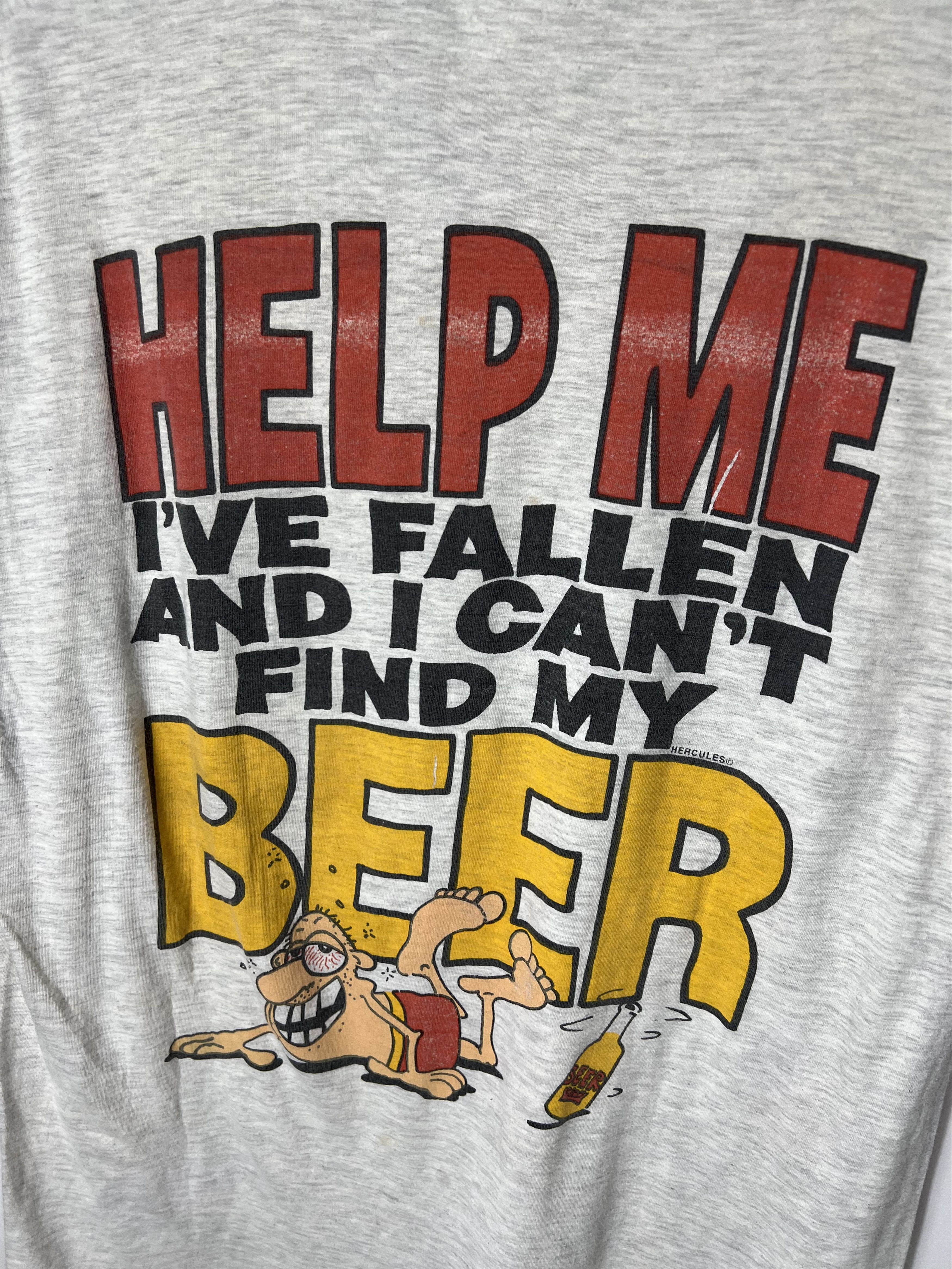 Other Vintage "help me I've fallen and i can't find my beer" tee Size US L / EU 52-54 / 3 - 2 Thumbnail