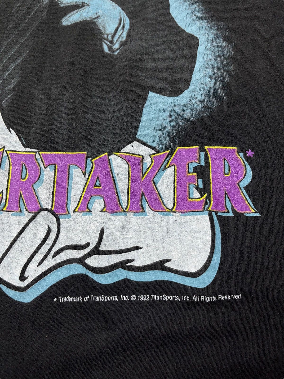 WWF Vintage 1992 Undertaker WWF WWE Retro Shirt Stone Cold Rock Size US XL / EU 56 / 4 - 3 Thumbnail