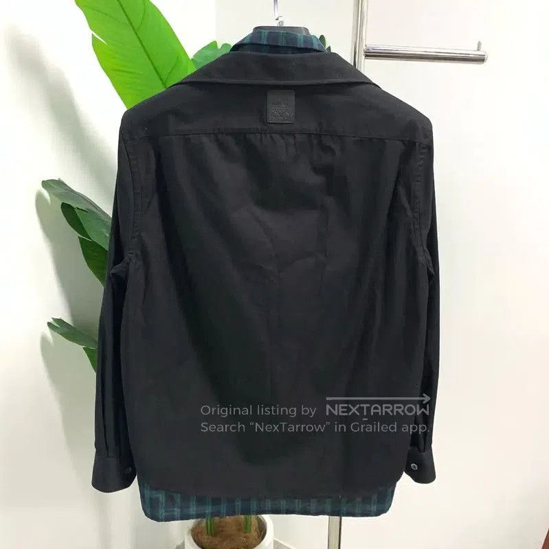 Loewe Loewe Women's Cotton Jacket in Deep Blue . Size L / US 10 / IT 46 - 2 Thumbnail