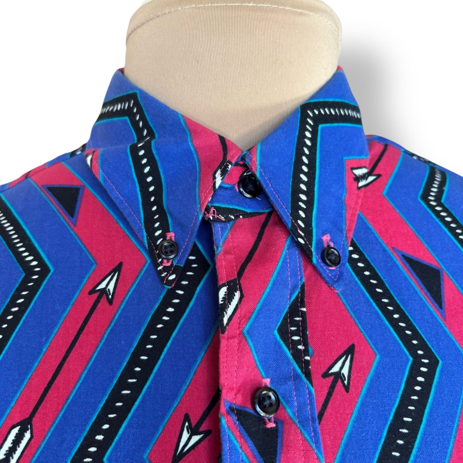 Wrangler Vintage 90s Wrangler Western Shirt Cowboy Cut Long Sleeve Size US L / EU 52-54 / 3 - 2 Thumbnail