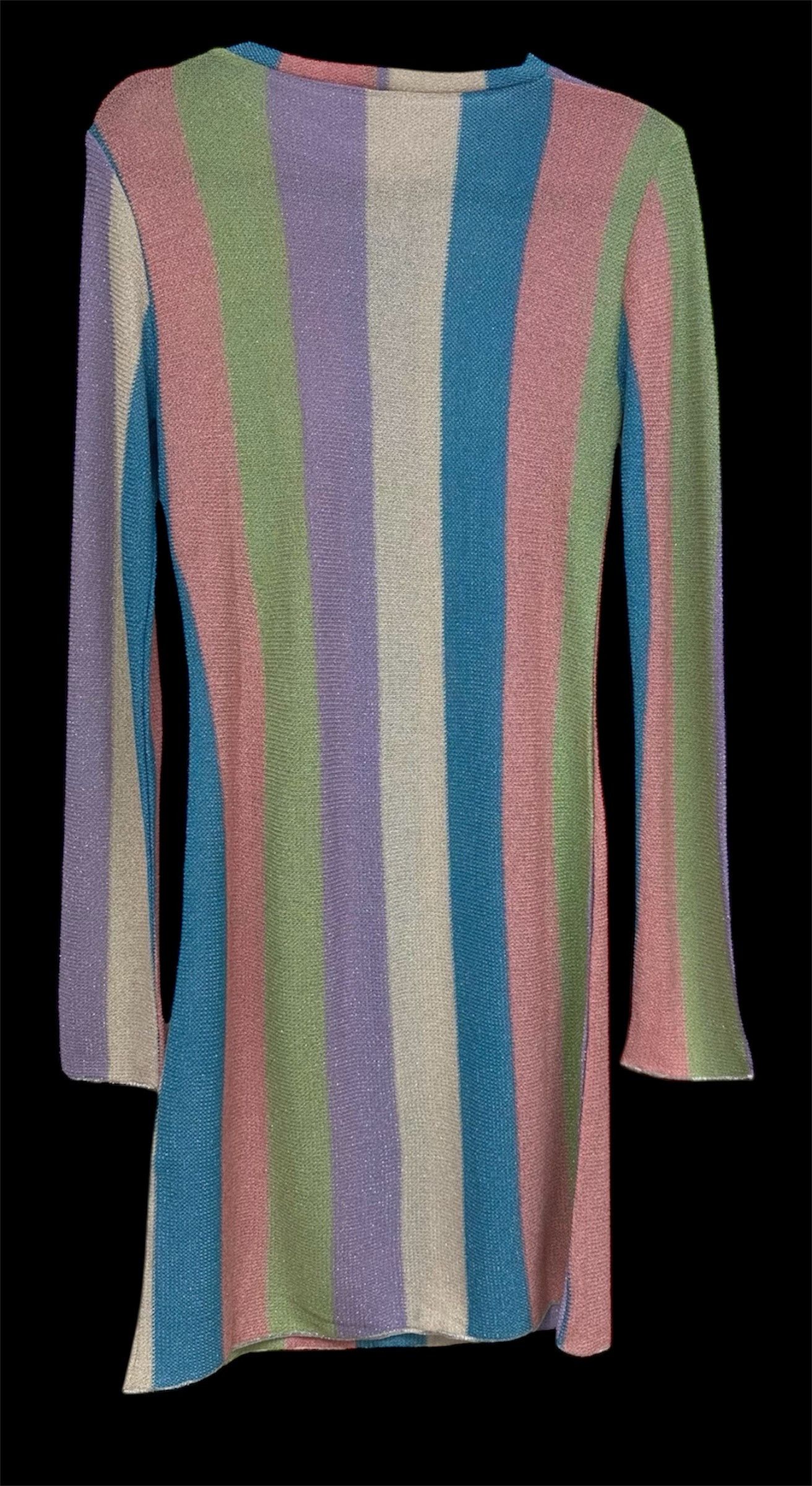 MC2 Saint Barth raschel knit striped slip dress Eydis Size M / US 6-8 / IT 42-44 - 3 Thumbnail