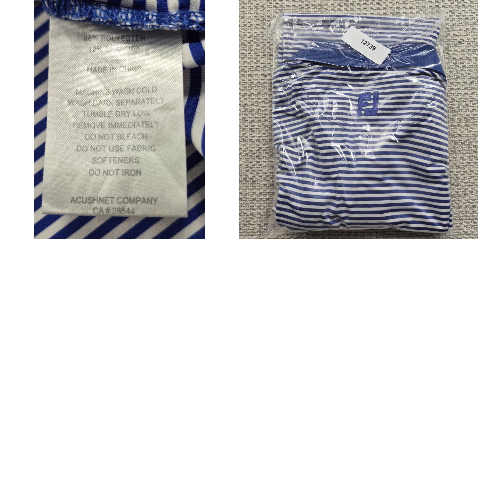 Footjoy FootJoy Polo Shirt Mens XL Striped Performance Short Sleeve Polo Golf Shirt Mens 2XL Multicolor Logo Pattern Size US XL / EU 56 / 4 - 9 Thumbnail