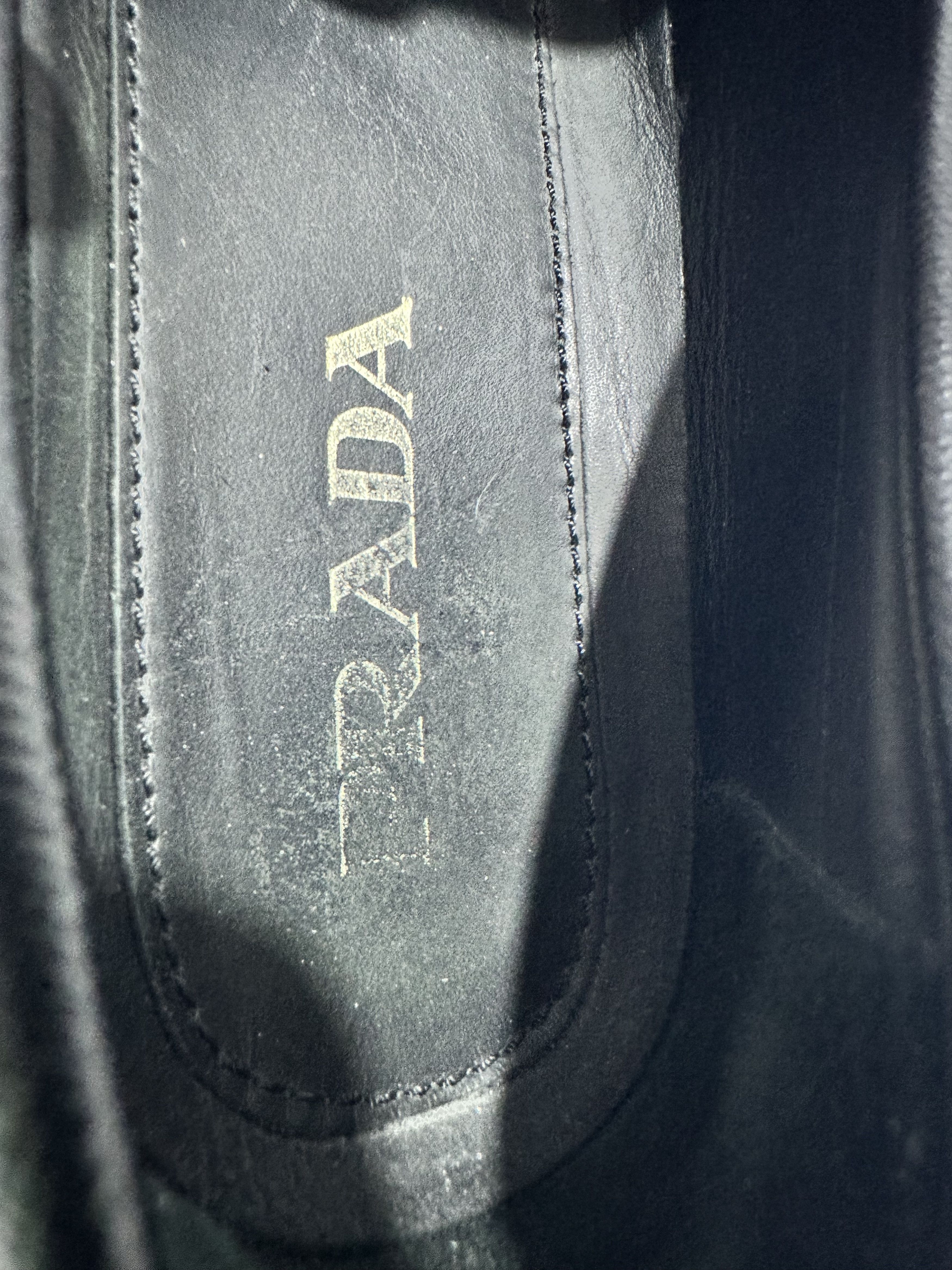 Prada Prada Black Leather Slip On Loafers Size 11 US Size US 11 / EU 44 - 8 Thumbnail