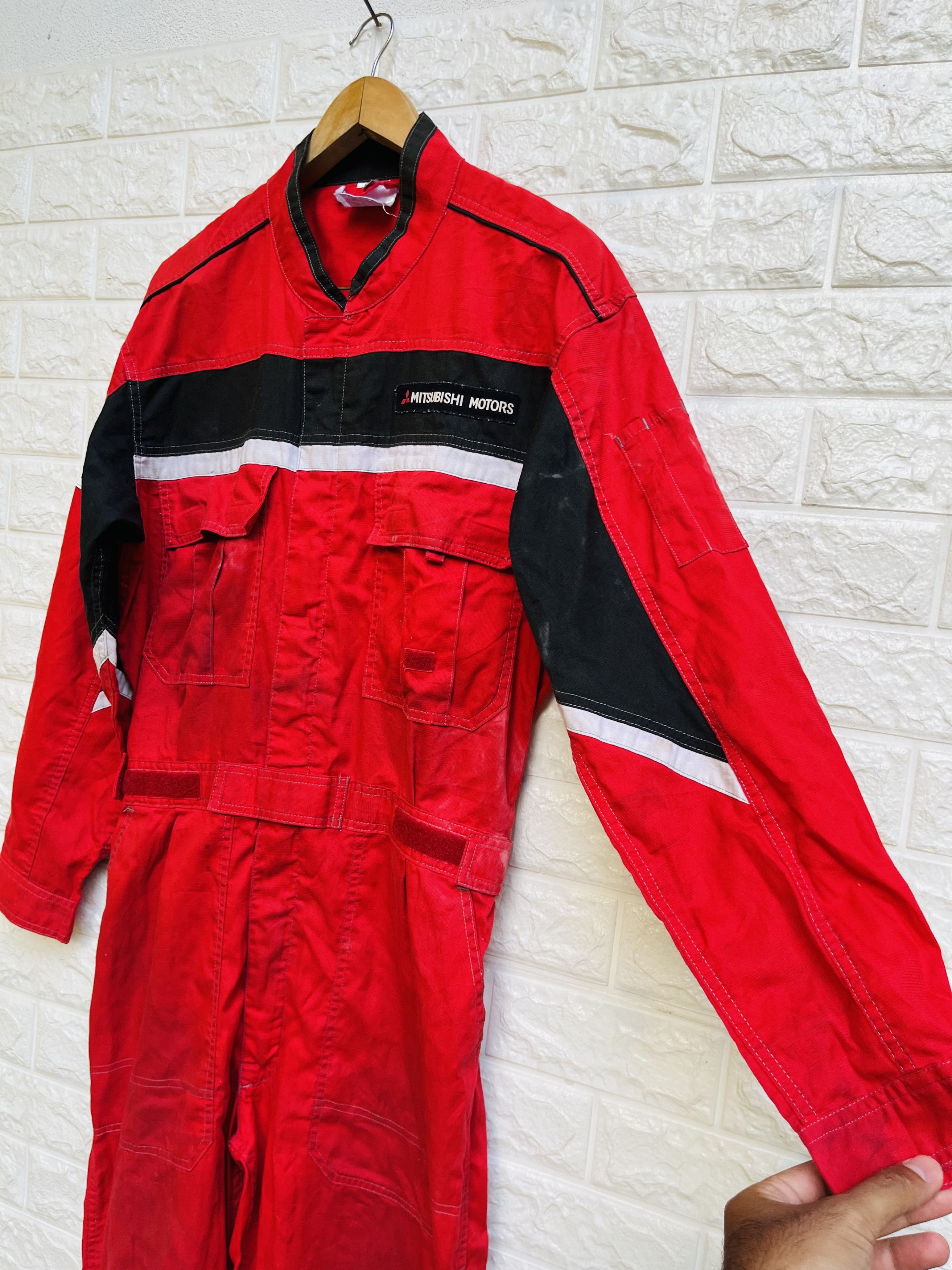 Japanese Brand Vintage Mitsubishi Overall Japanese Designer Fashion Style Size US L / EU 52-54 / 3 - 6 Thumbnail