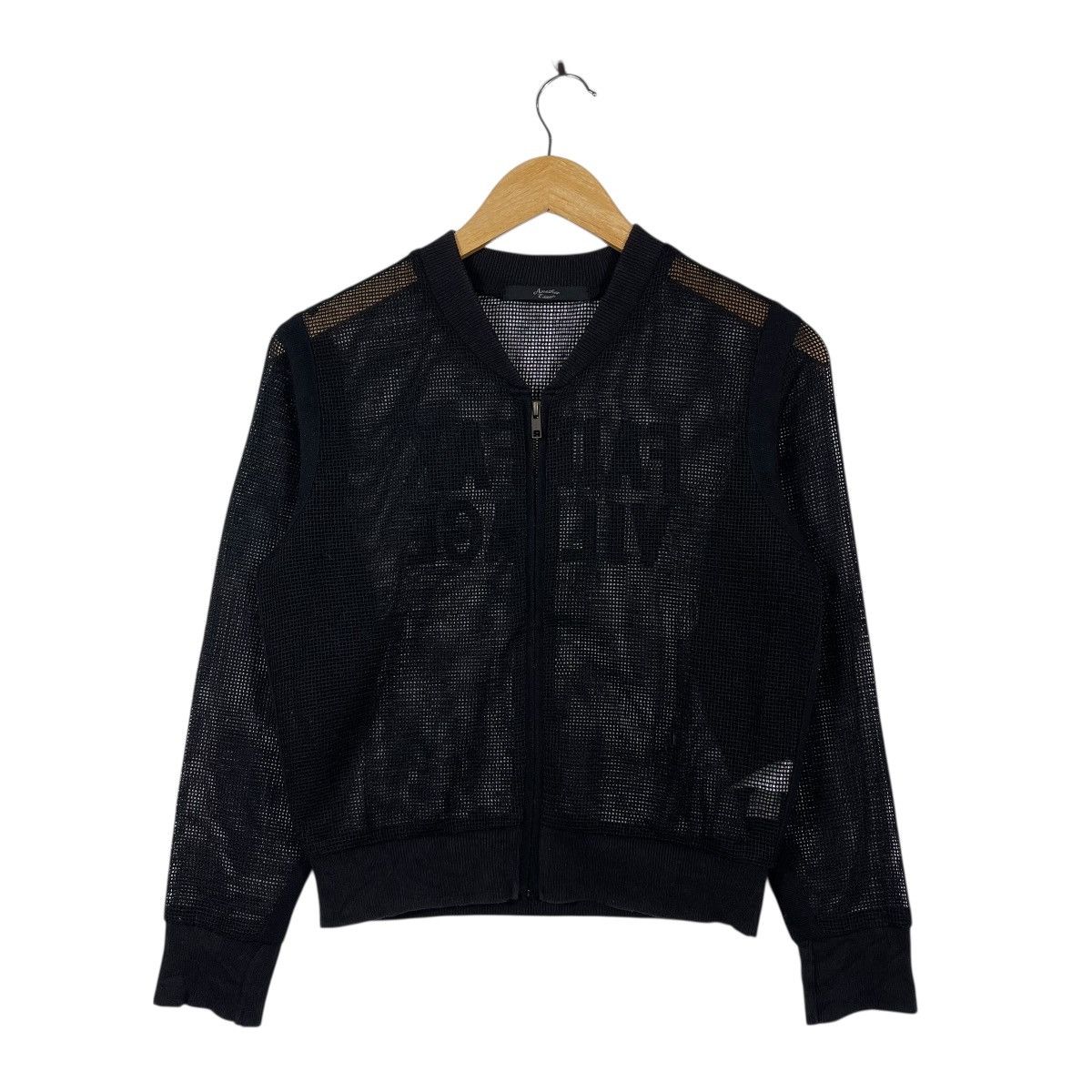 Vintage Another Edition Mesh Zip Jacket Fairfax Village Sheer Size S / US 4 / IT 40 - 1 Thumbnail