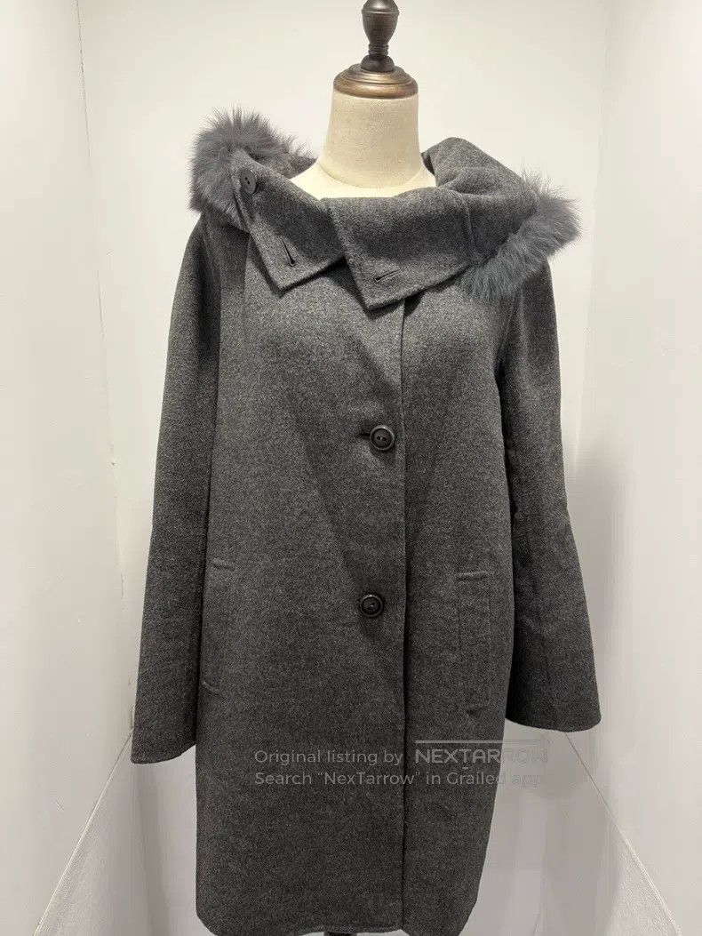 Max Mara Max Mara Wool Coat Size L / US 10 / IT 46 - 1 Thumbnail