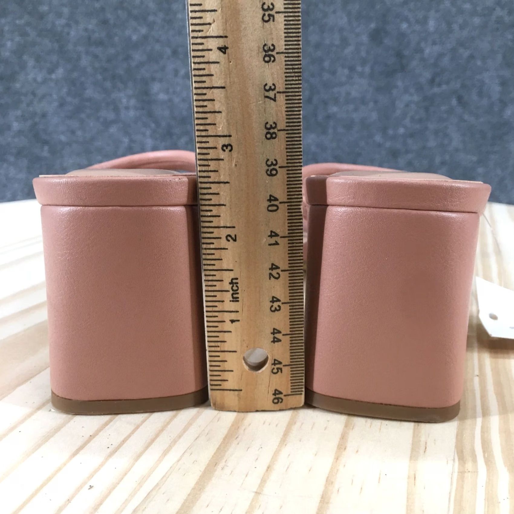 Vintage A New Day Sandals Womens 9.5 W Blakely Mule Slides Pink Faux Leather Block NEW Size US 10 / IT 40 - 6 Thumbnail